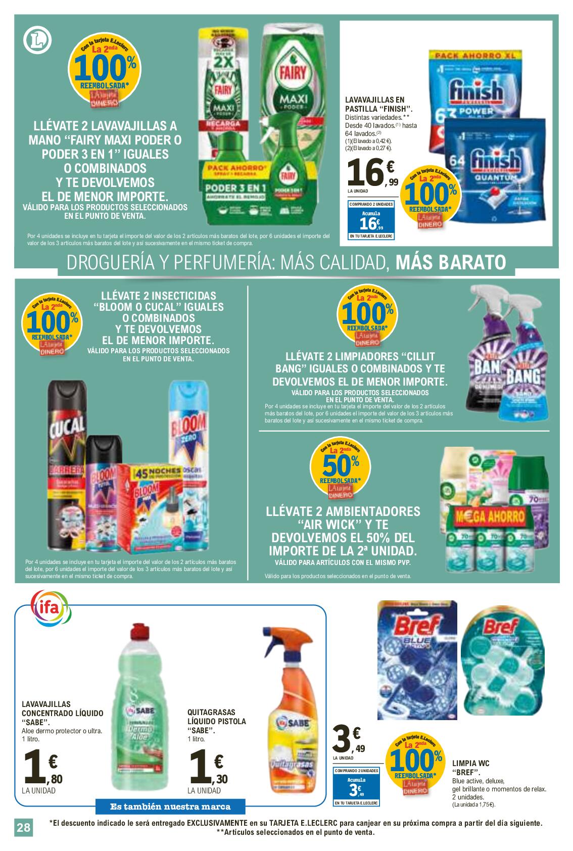 Más calidad, más barato E. Leclerc. Página 28