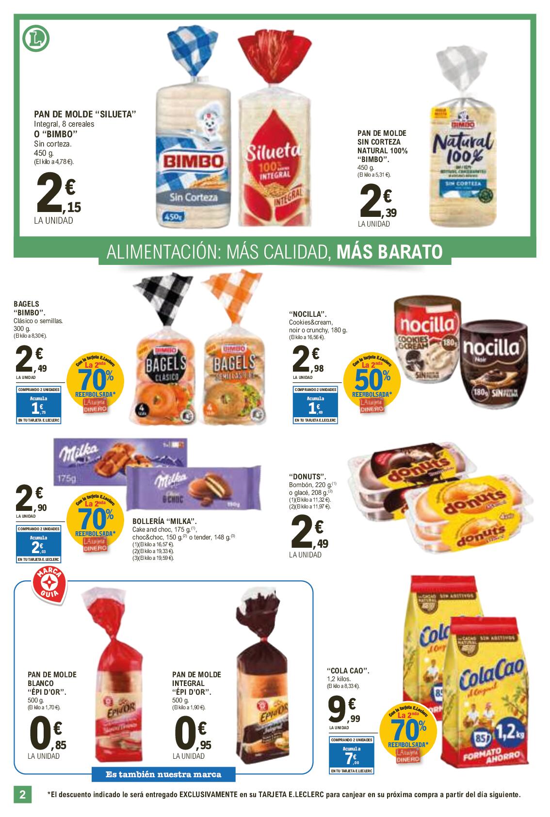 Más calidad, más barato E. Leclerc. Página 02