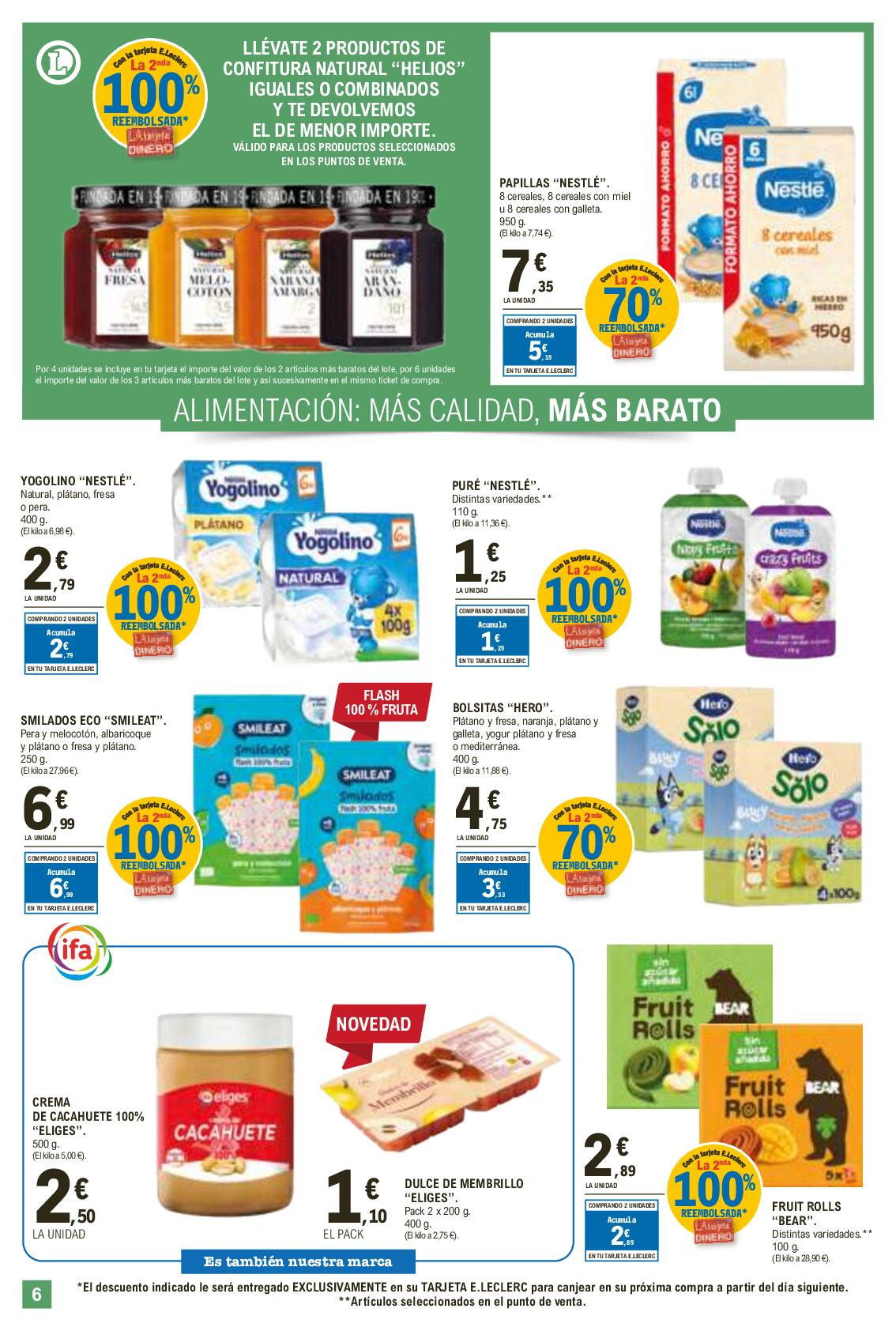 Más calidad, más barato E. Leclerc. Página 06