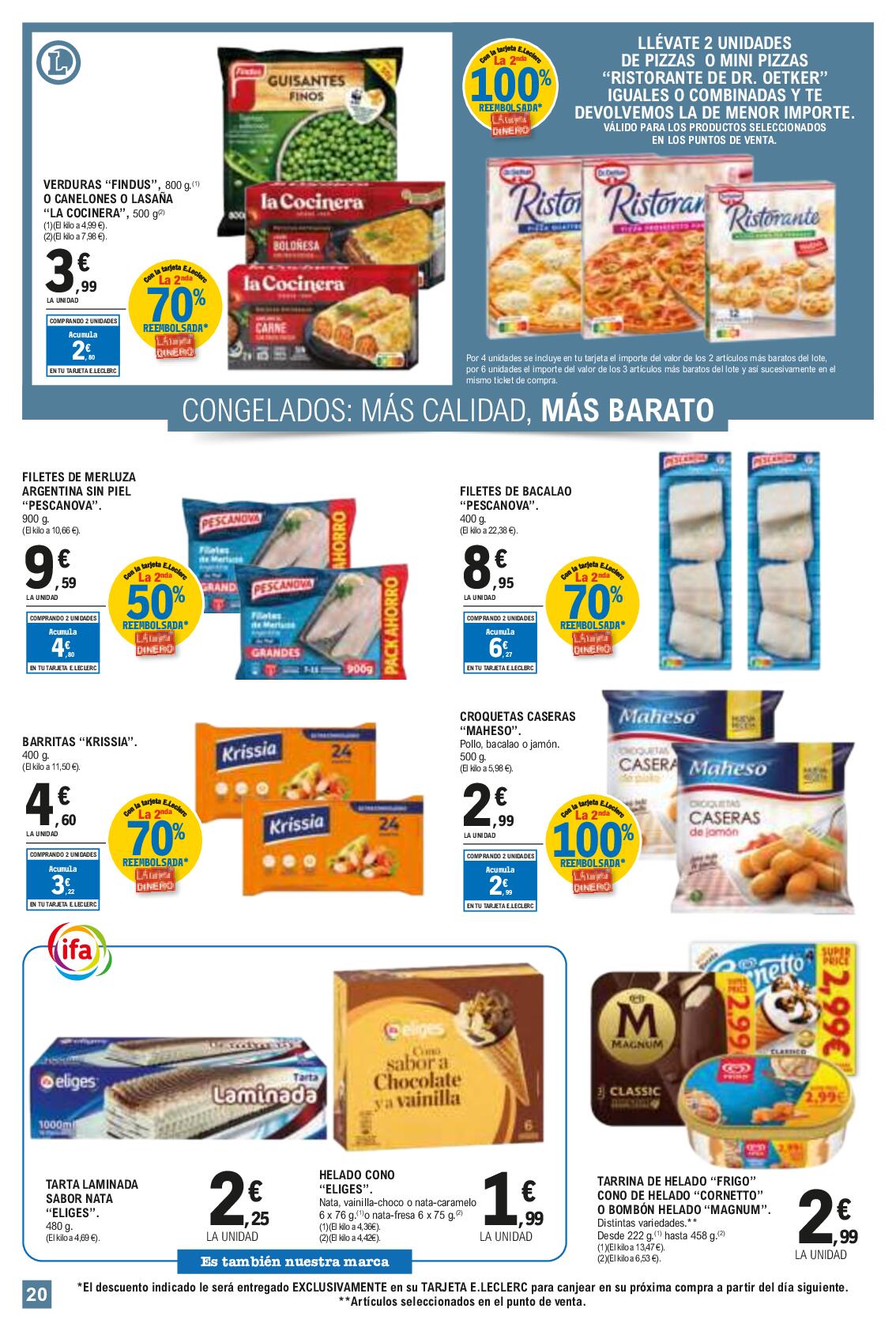Más calidad, más barato E. Leclerc. Página 20