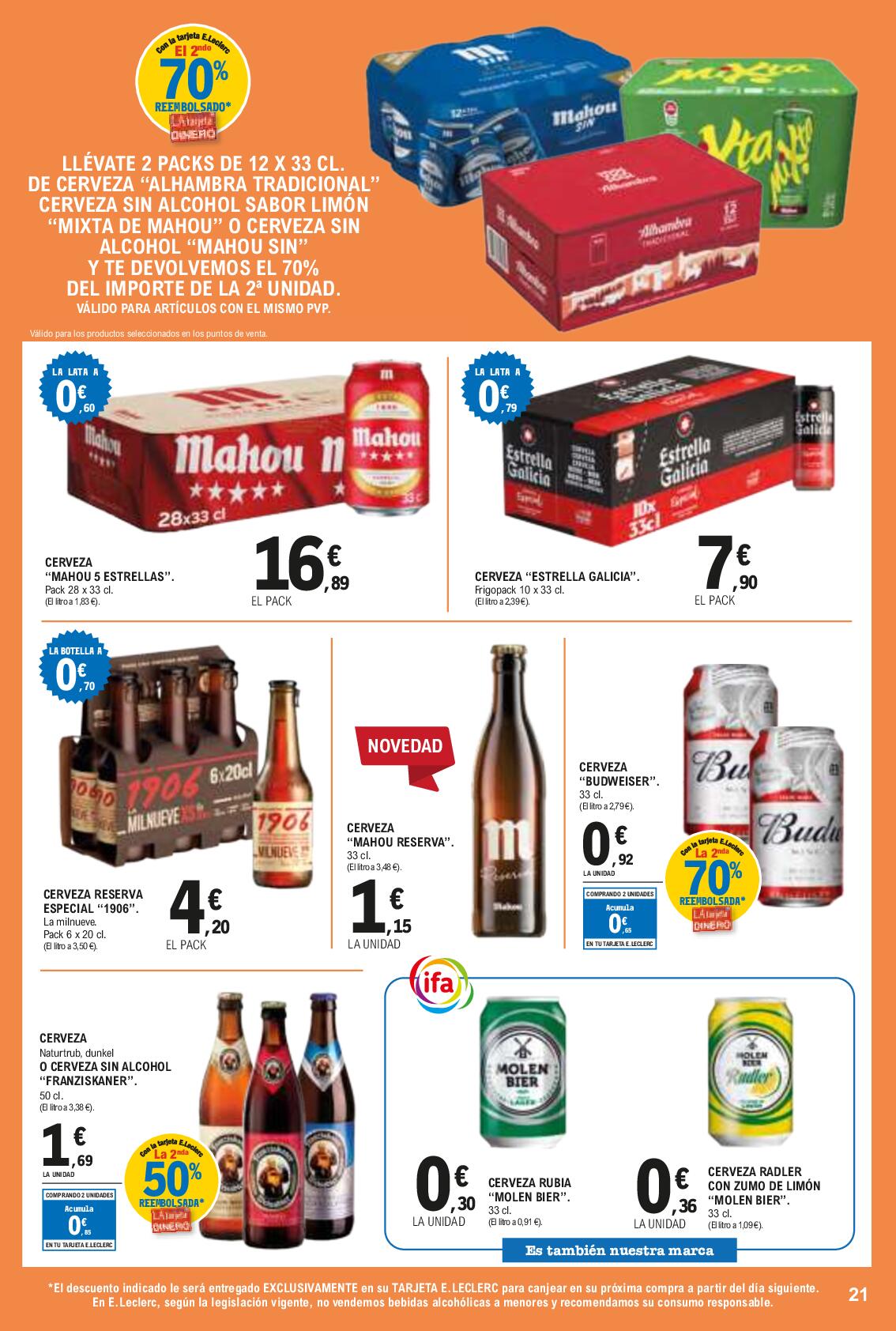 Más calidad, más barato E. Leclerc. Página 21