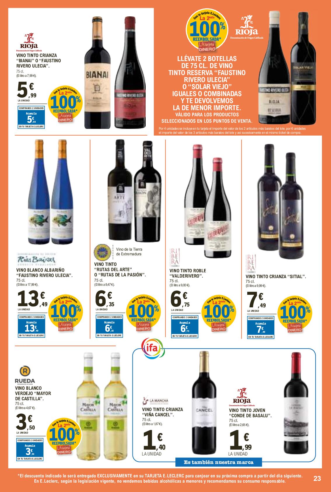 Más calidad, más barato E. Leclerc. Página 23