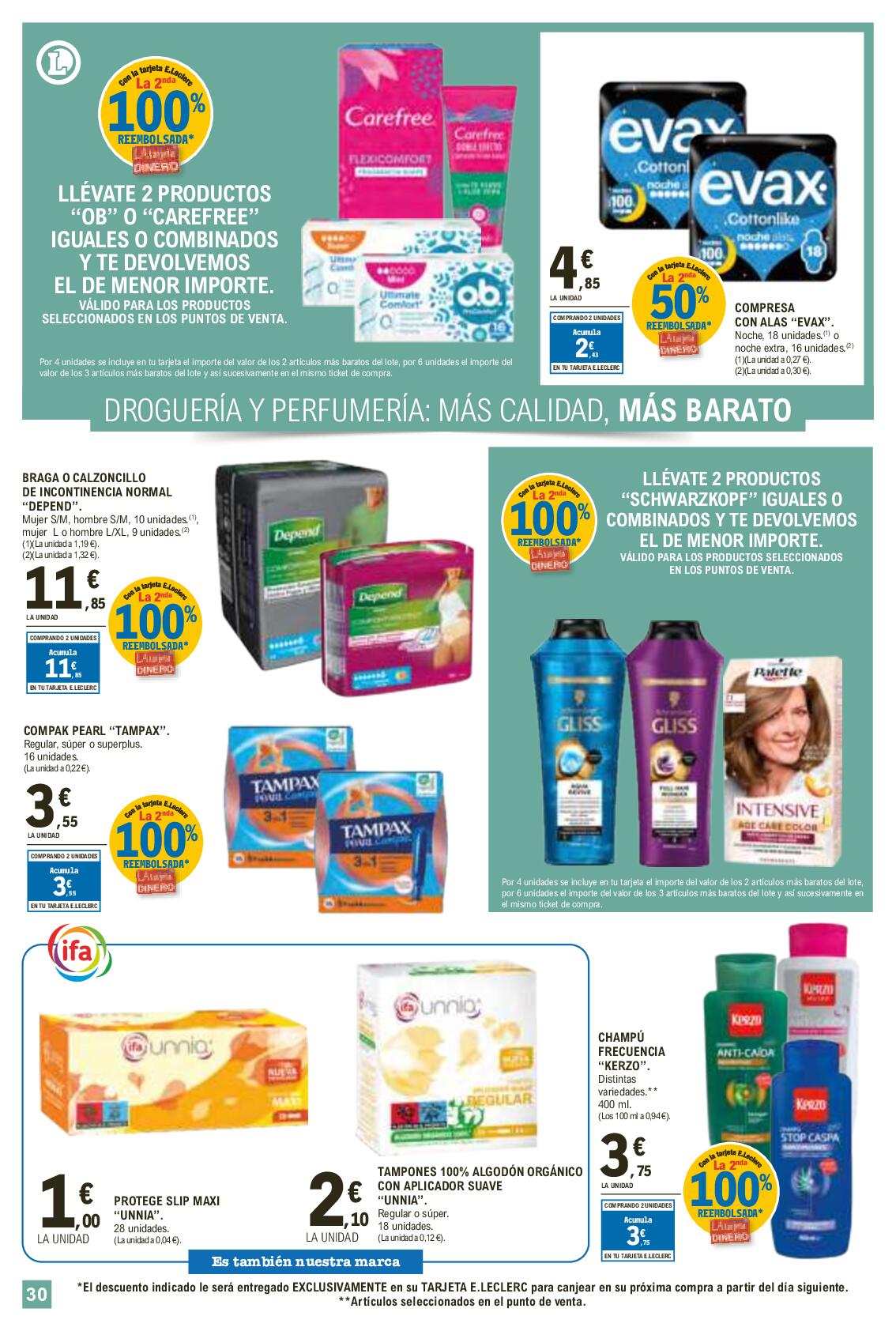 Más calidad, más barato E. Leclerc. Página 30