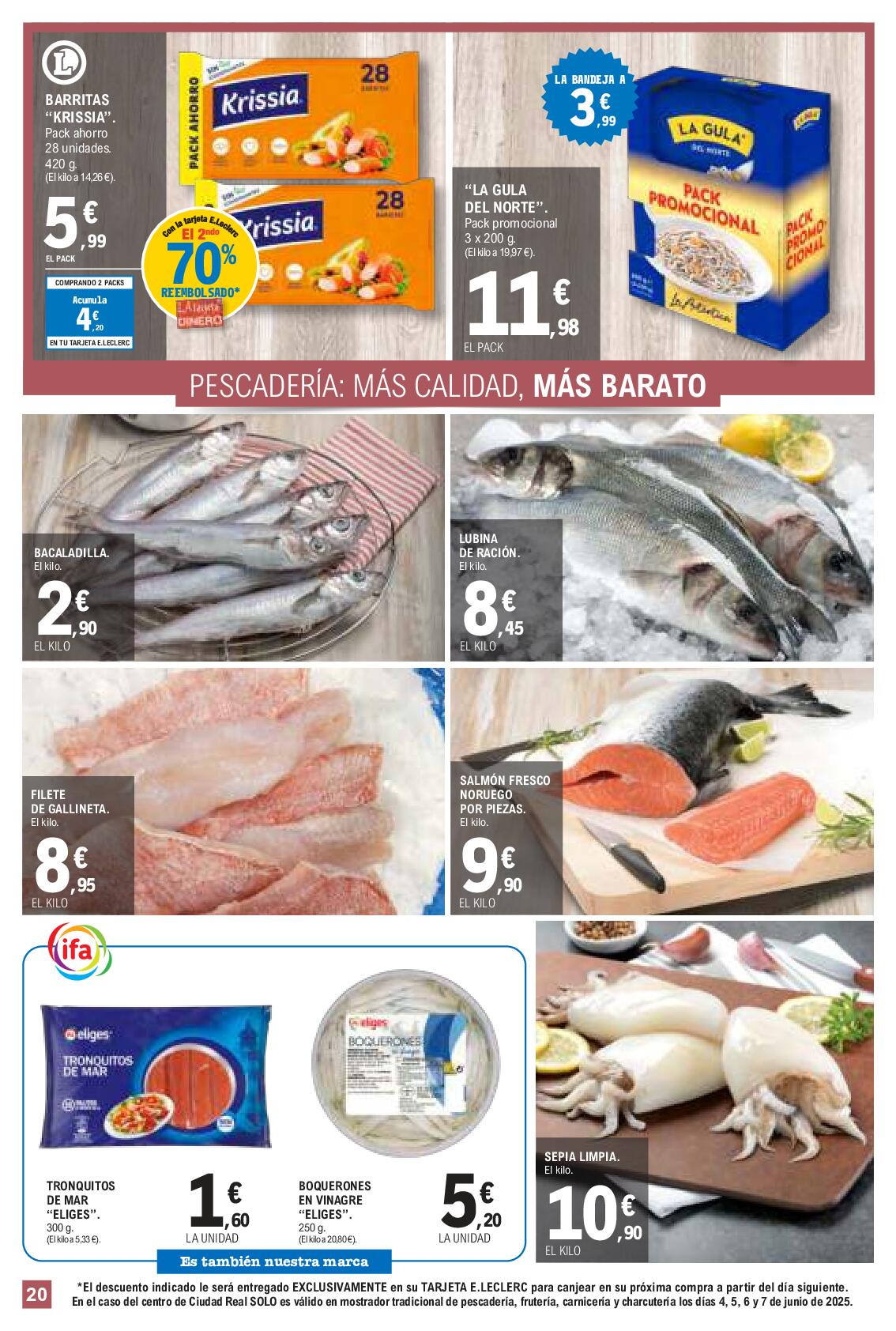 Nuevo folleto E. Leclerc. Página 20