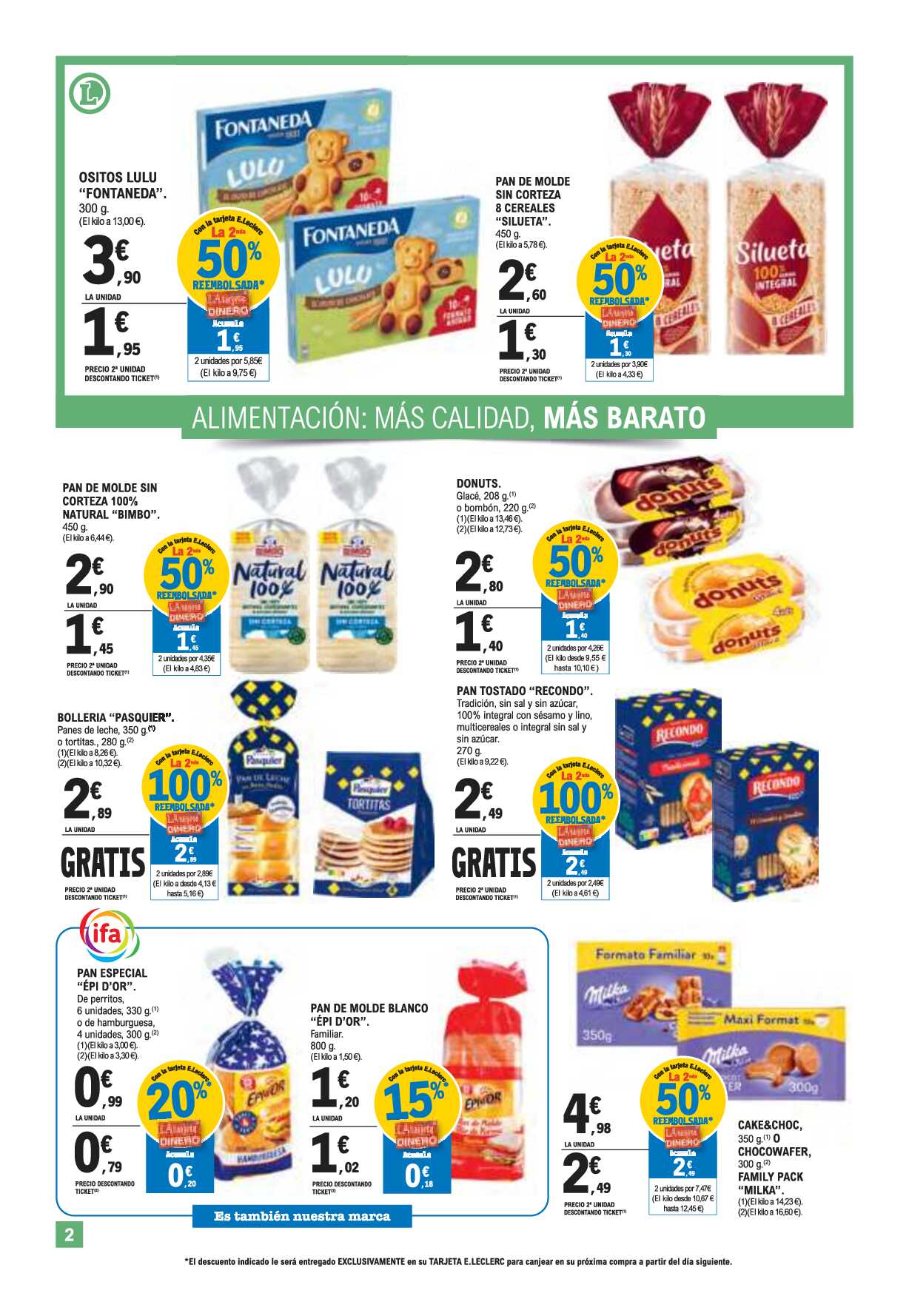 Ofertas supermercado E. Leclerc. Página 02