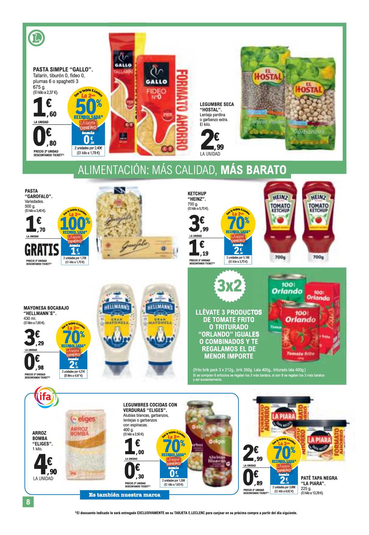 Ofertas supermercado E. Leclerc. Página 08