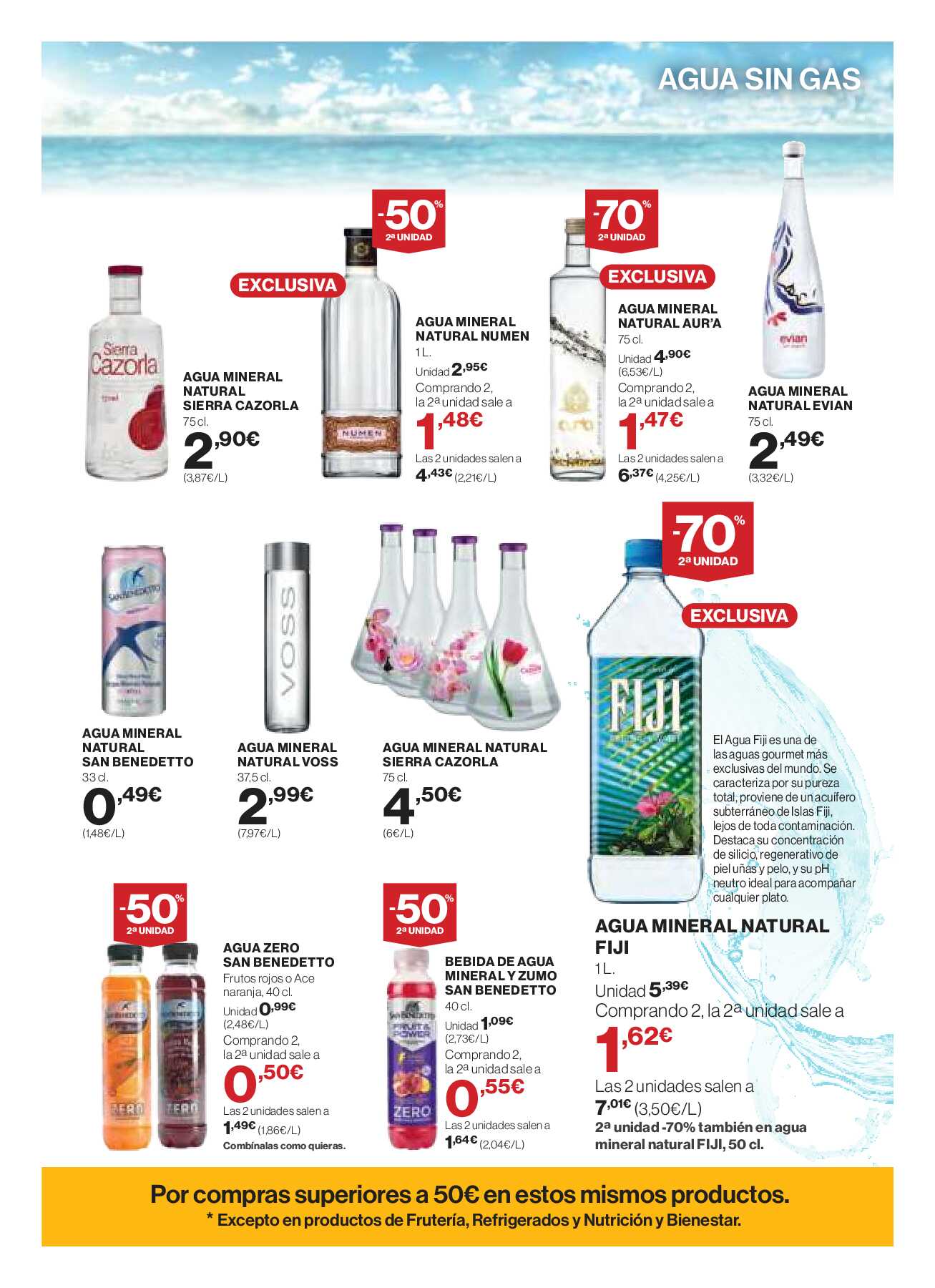Folleto bebidas refrescantes El Corte Inglés. Página 11