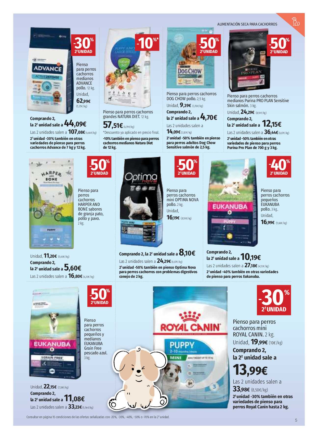 Folleto mascotas El Corte Inglés. Página 05
