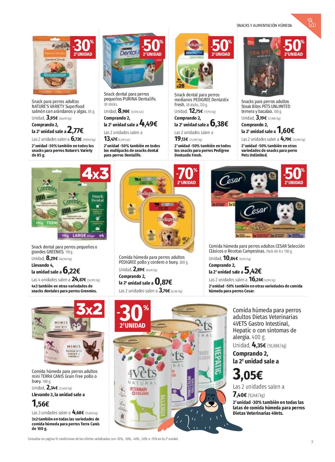Folleto mascotas El Corte Inglés. Página 07