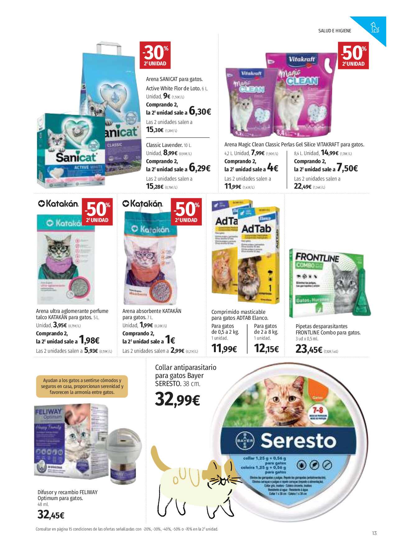 Folleto mascotas El Corte Inglés. Página 13