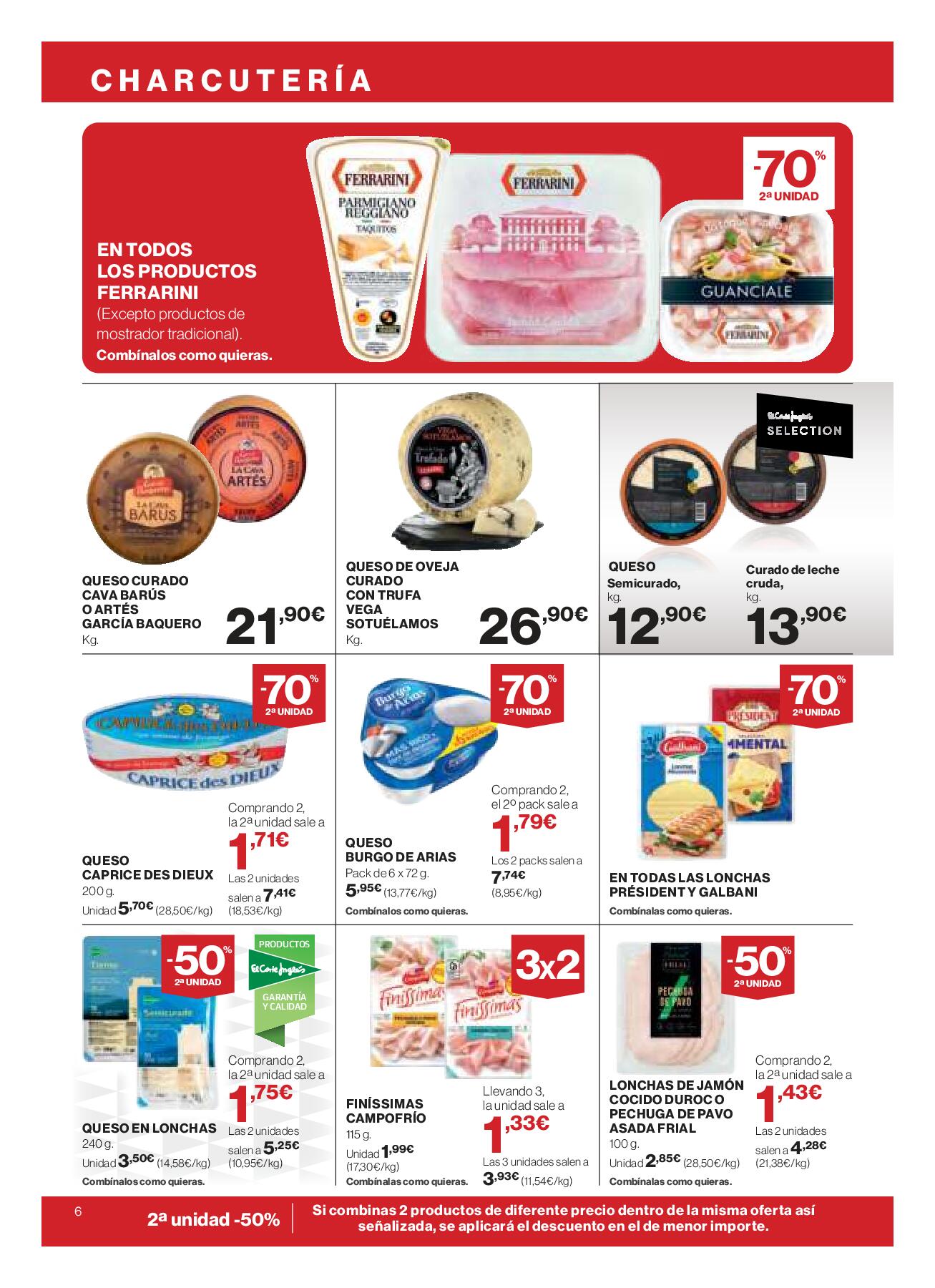 Folleto quincenal El Corte Inglés. Página 06