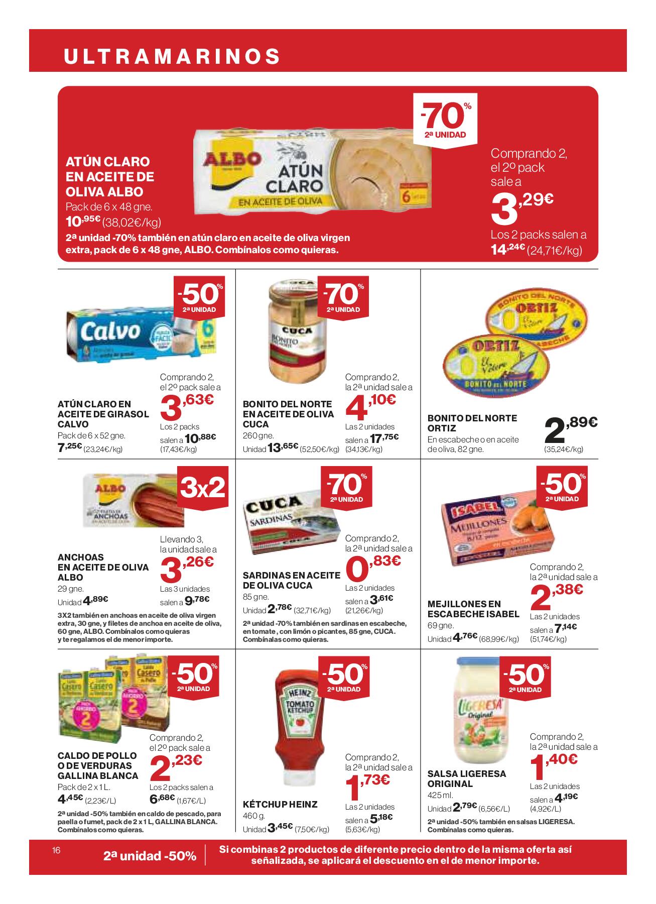 Folleto quincenal El Corte Inglés. Página 18