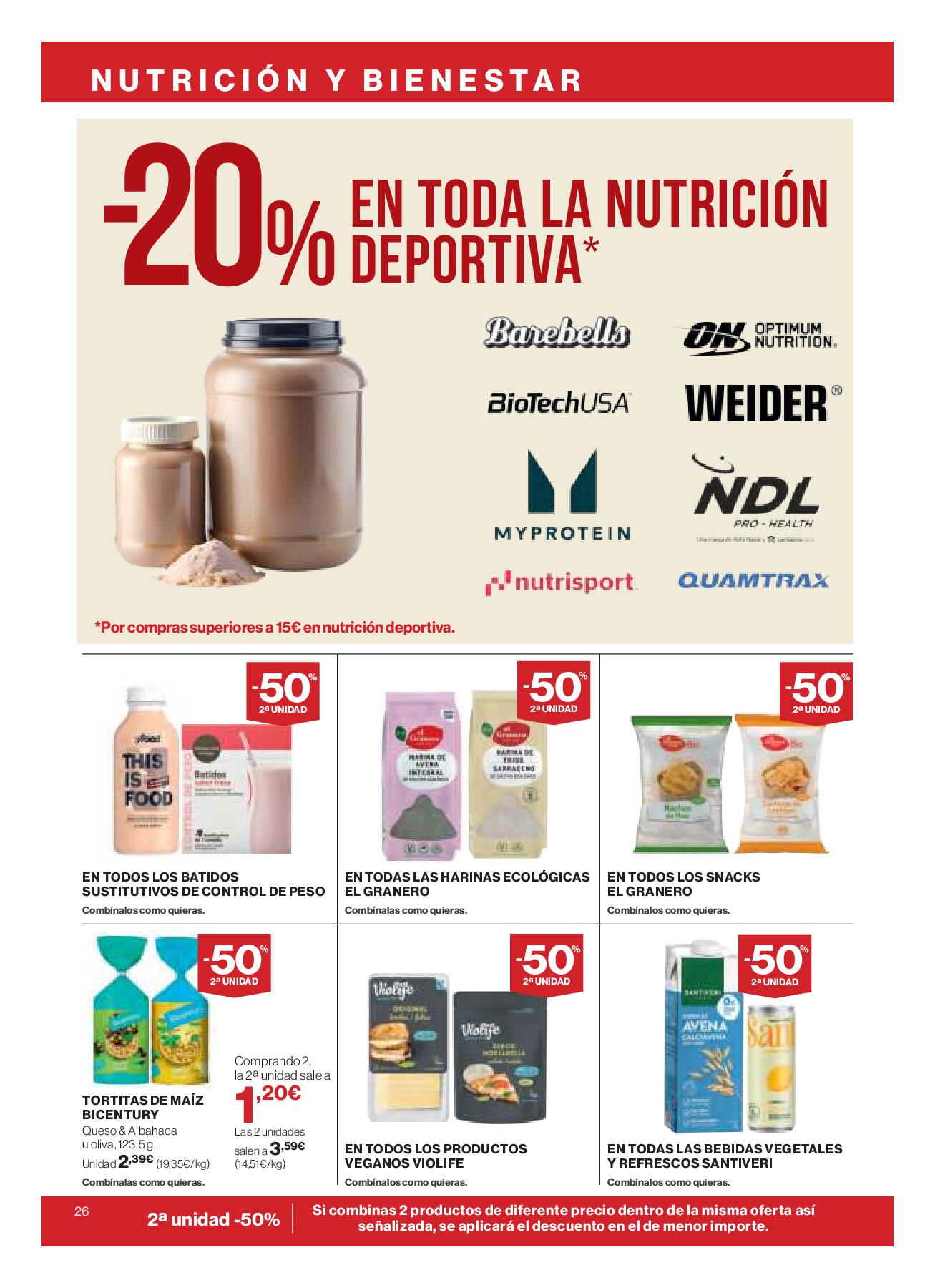 Folleto quincenal El Corte Inglés. Página 30