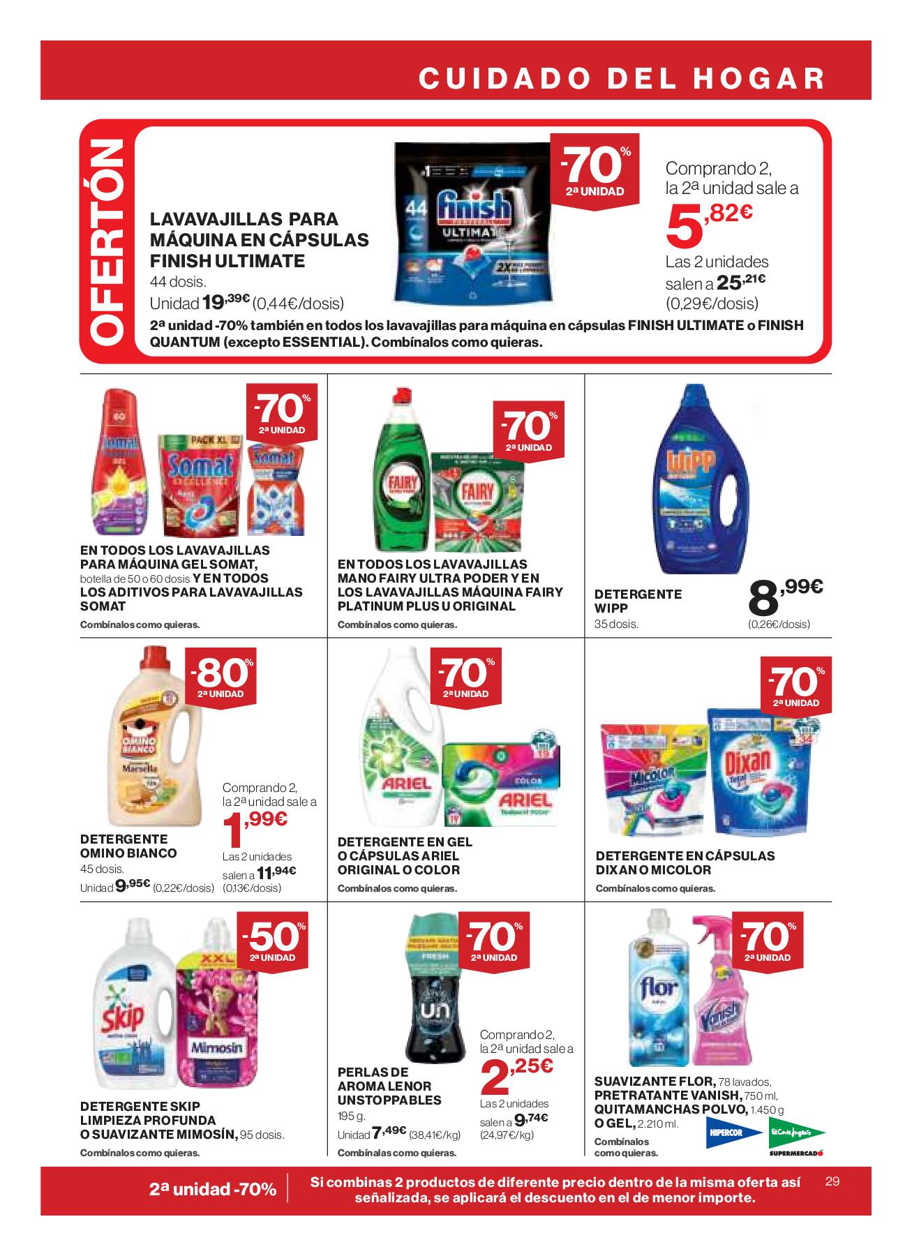 Folleto quincenal El Corte Inglés. Página 35