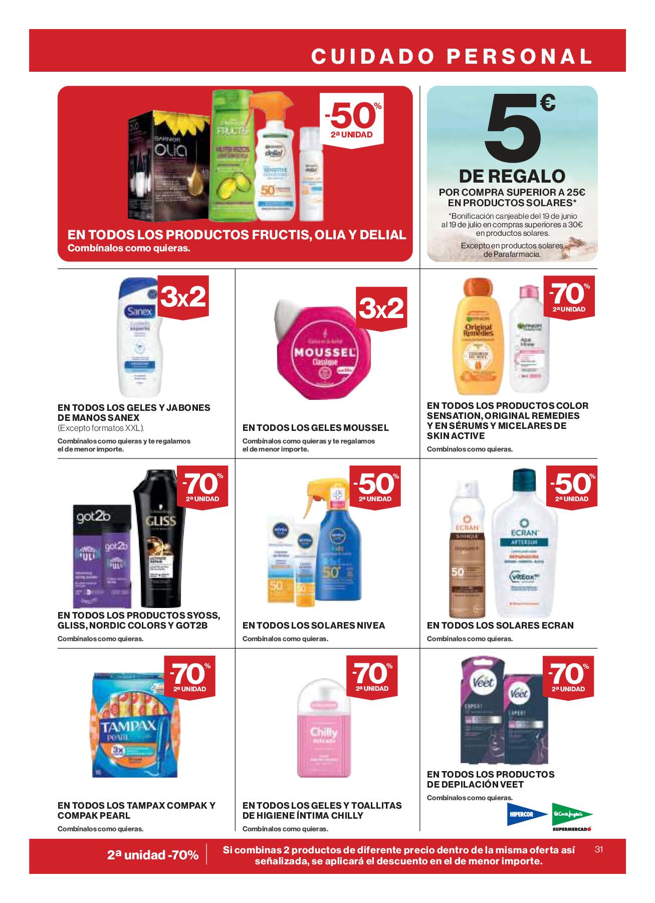 Folleto quincenal El Corte Inglés. Página 37