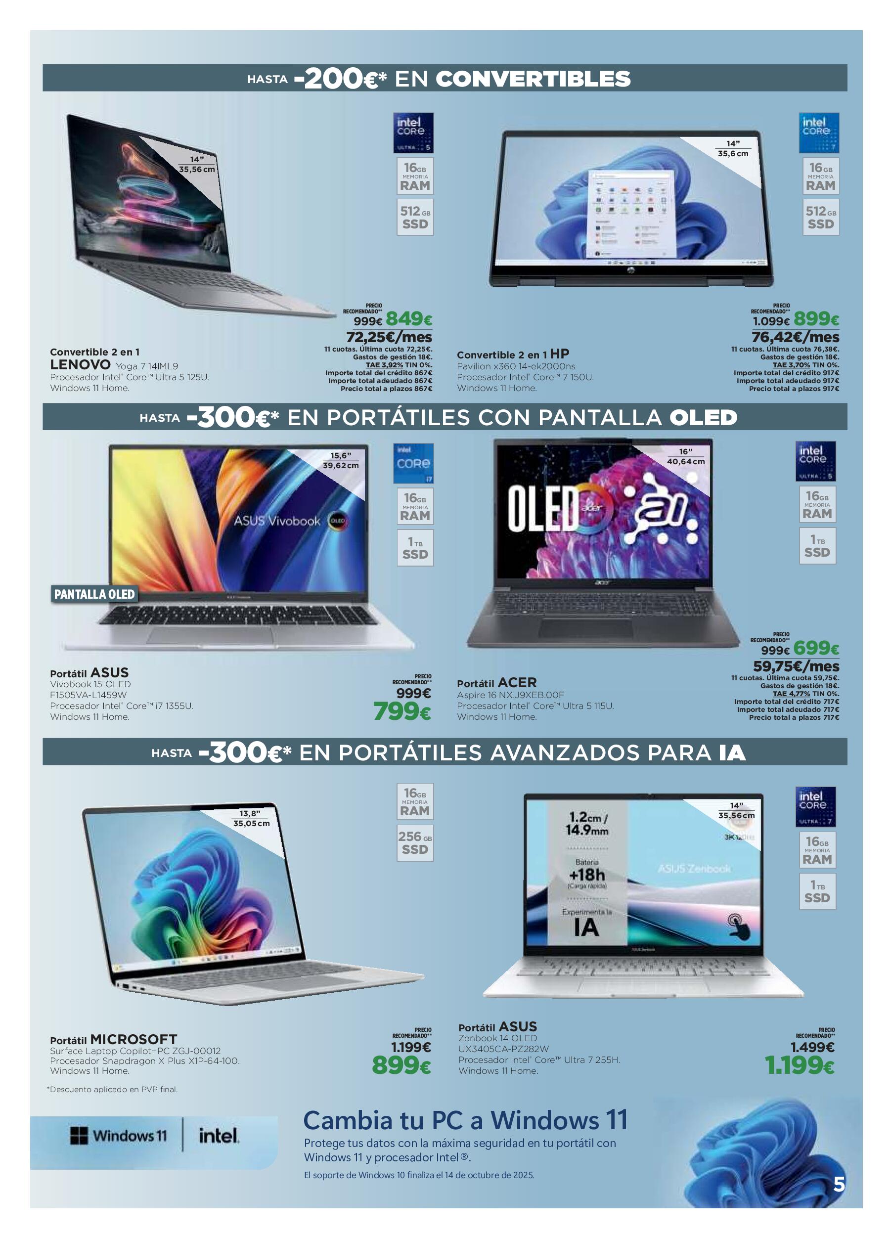 Los tecnoprecios El Corte Inglés. Página 05