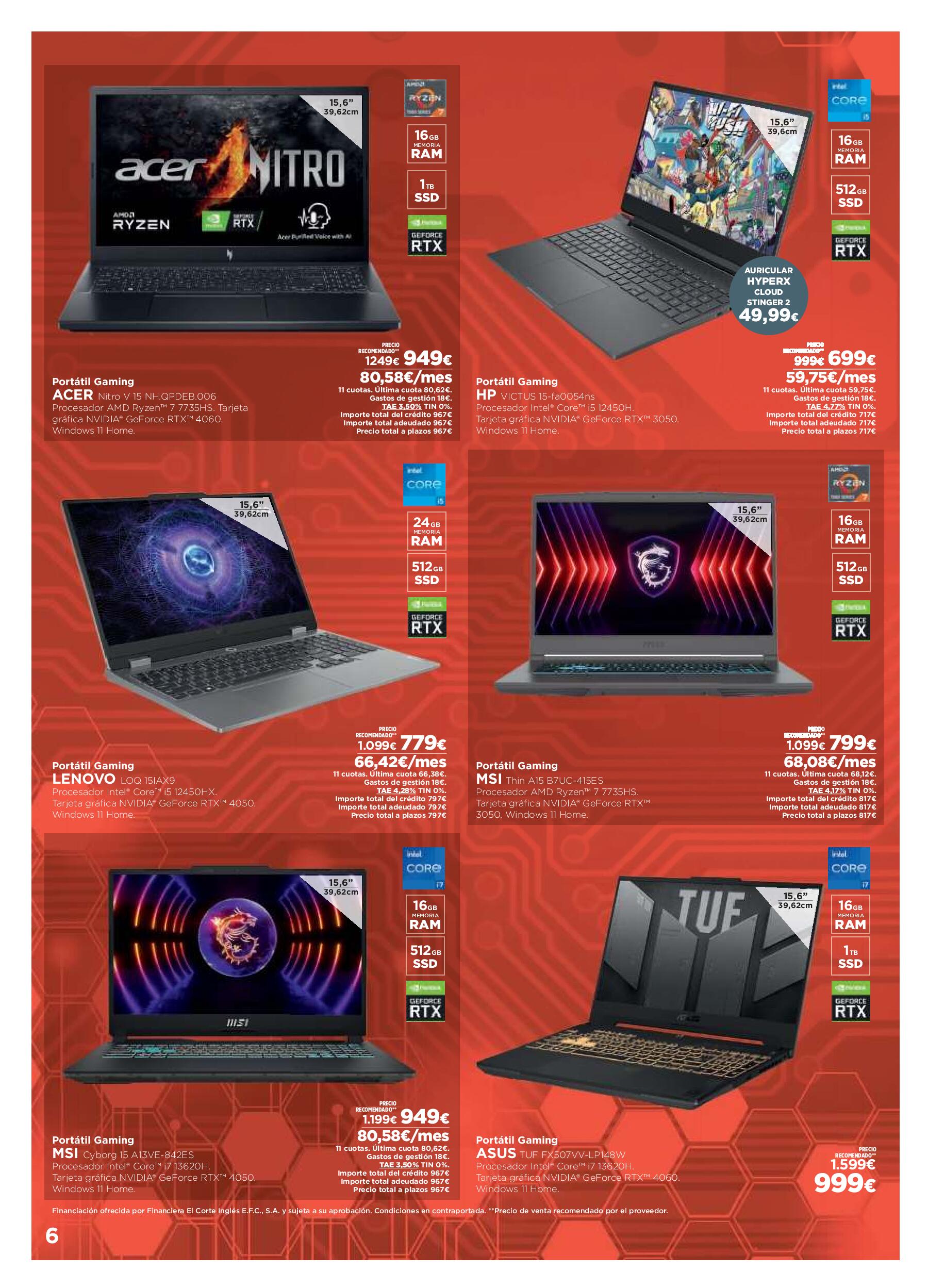 Los tecnoprecios El Corte Inglés. Página 06