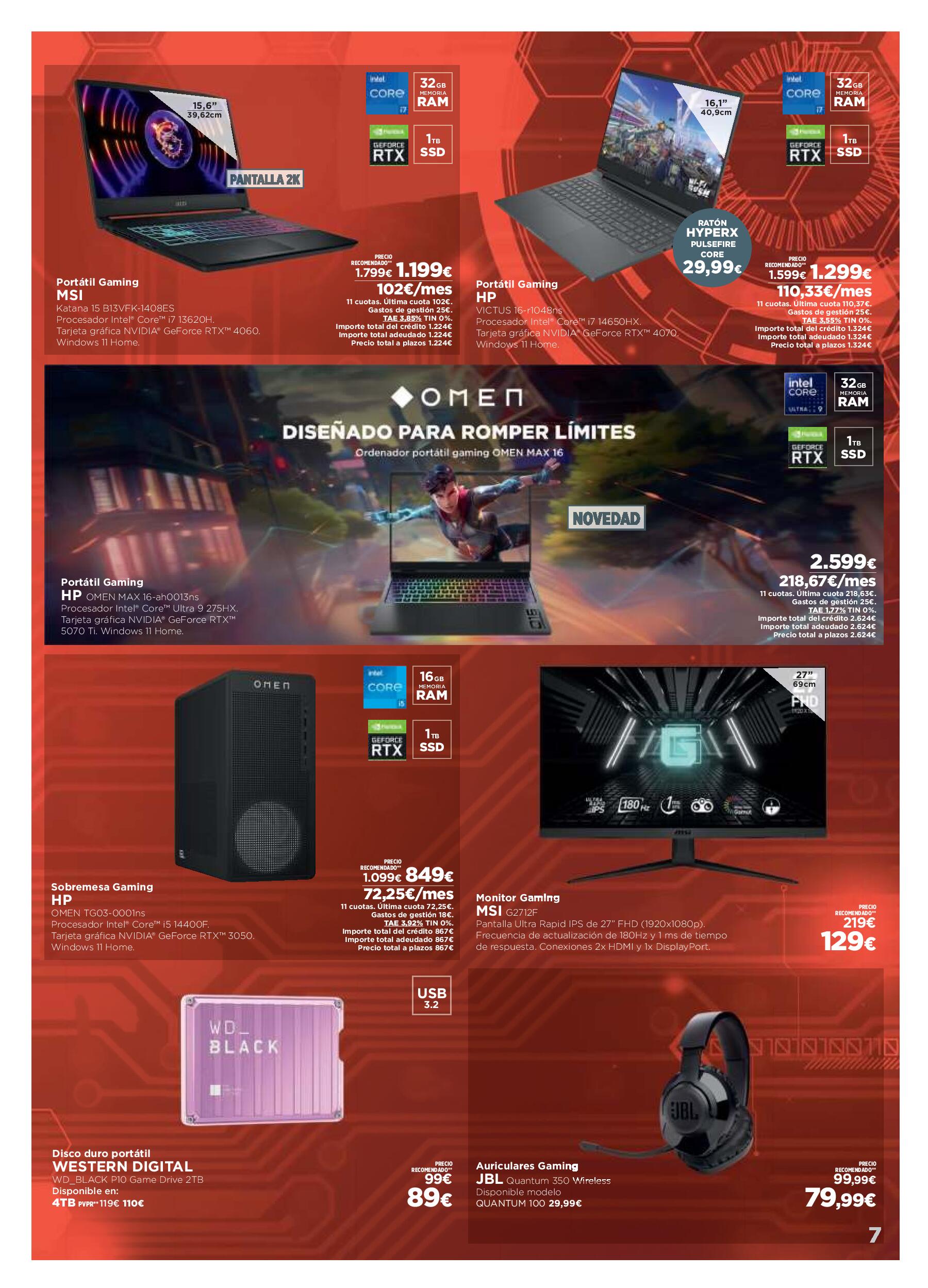 Los tecnoprecios El Corte Inglés. Página 07