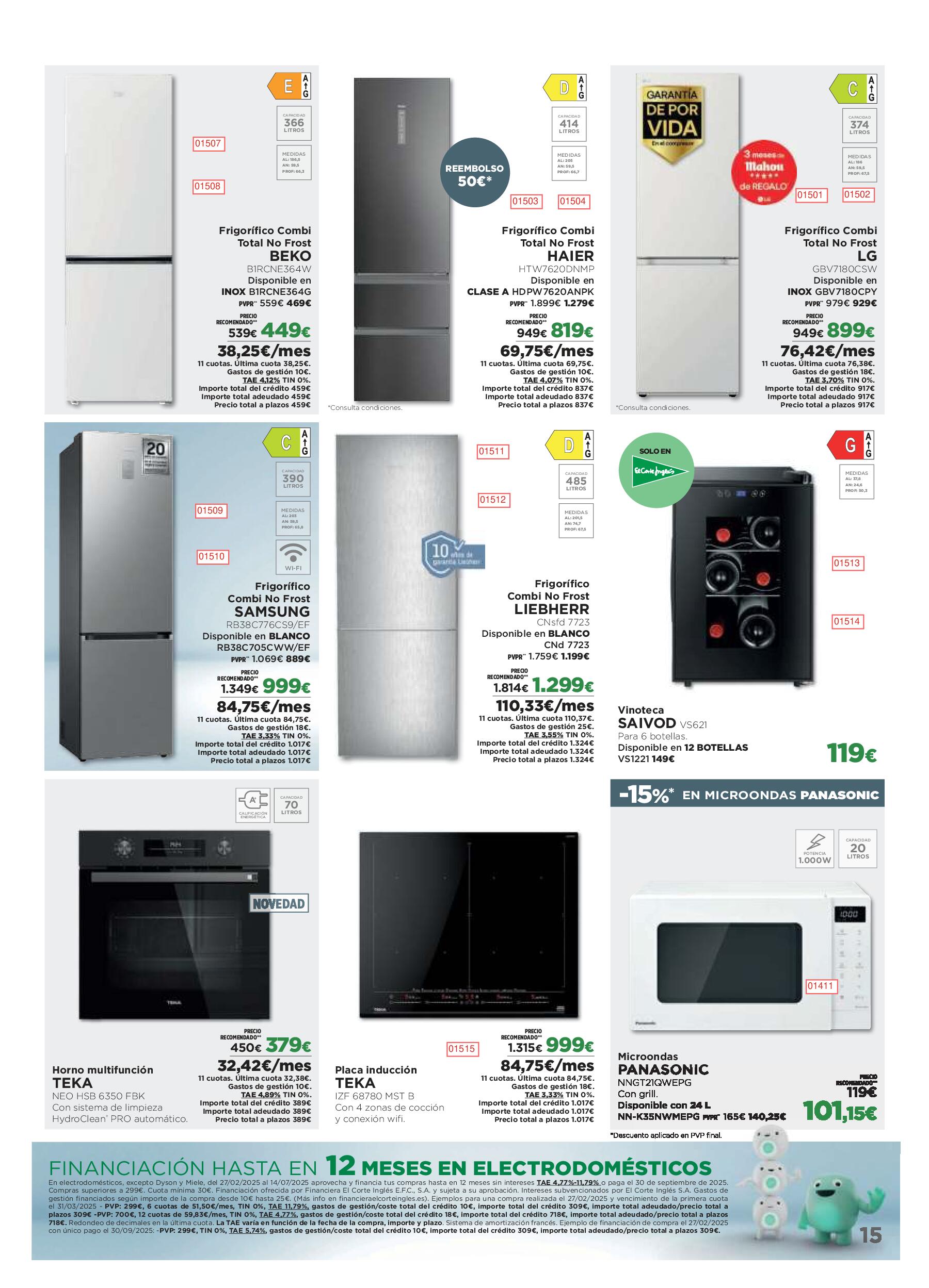 Los tecnoprecios El Corte Inglés. Página 15