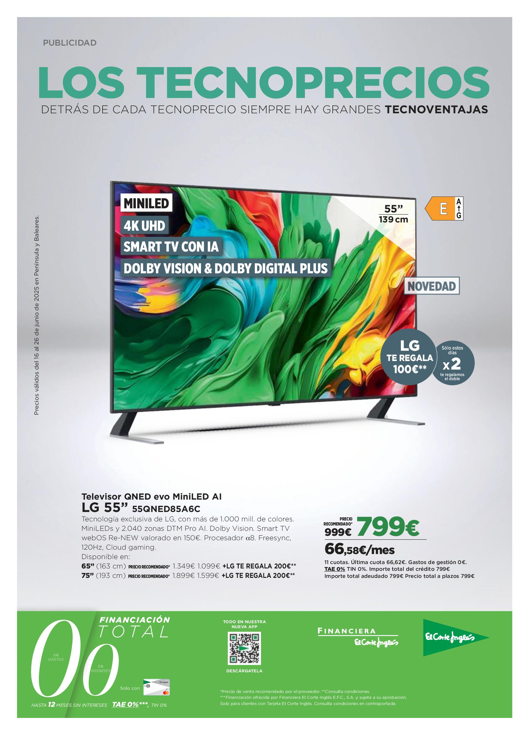 Los tecnoprecios El Corte Inglés. Página 01