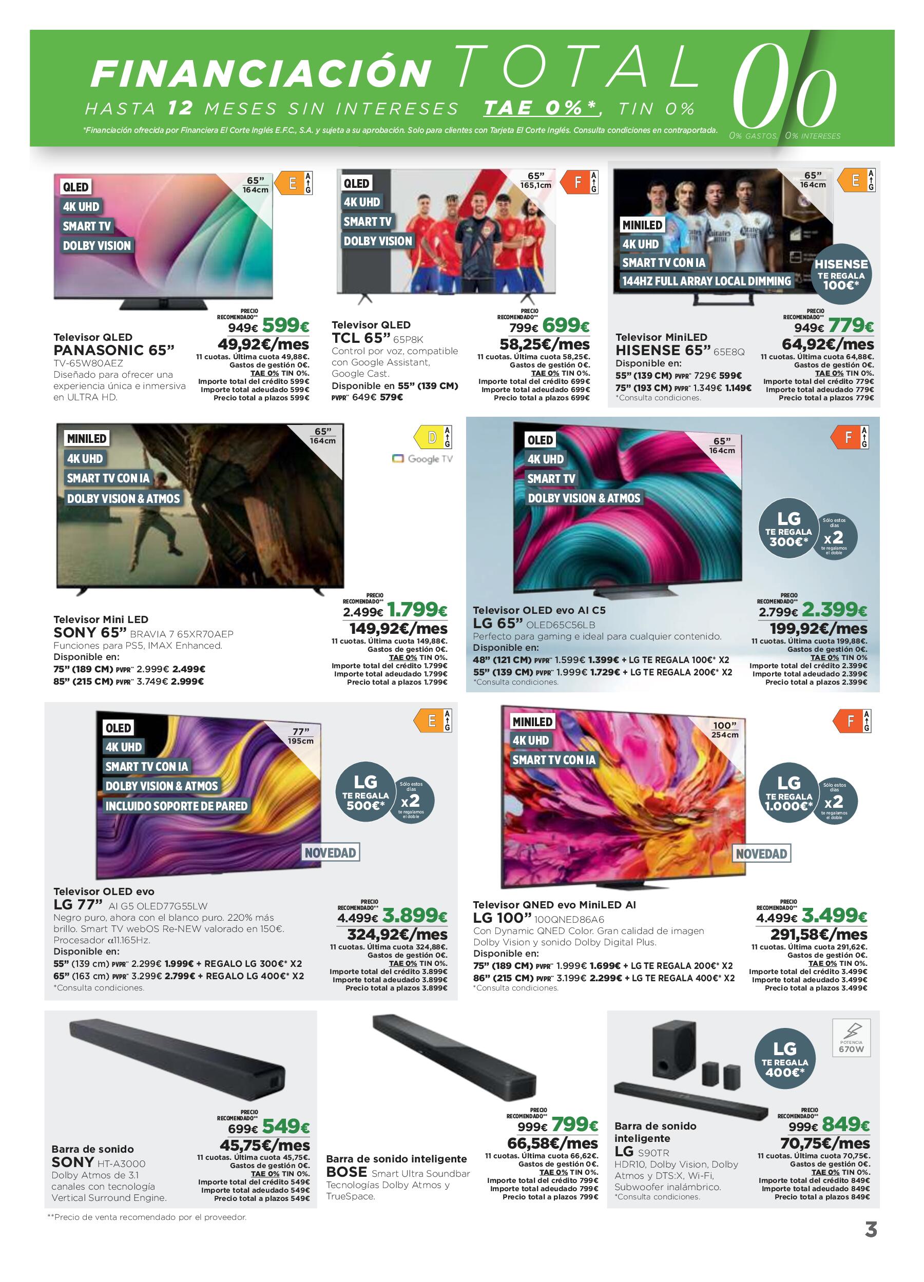 Los tecnoprecios El Corte Inglés. Página 03