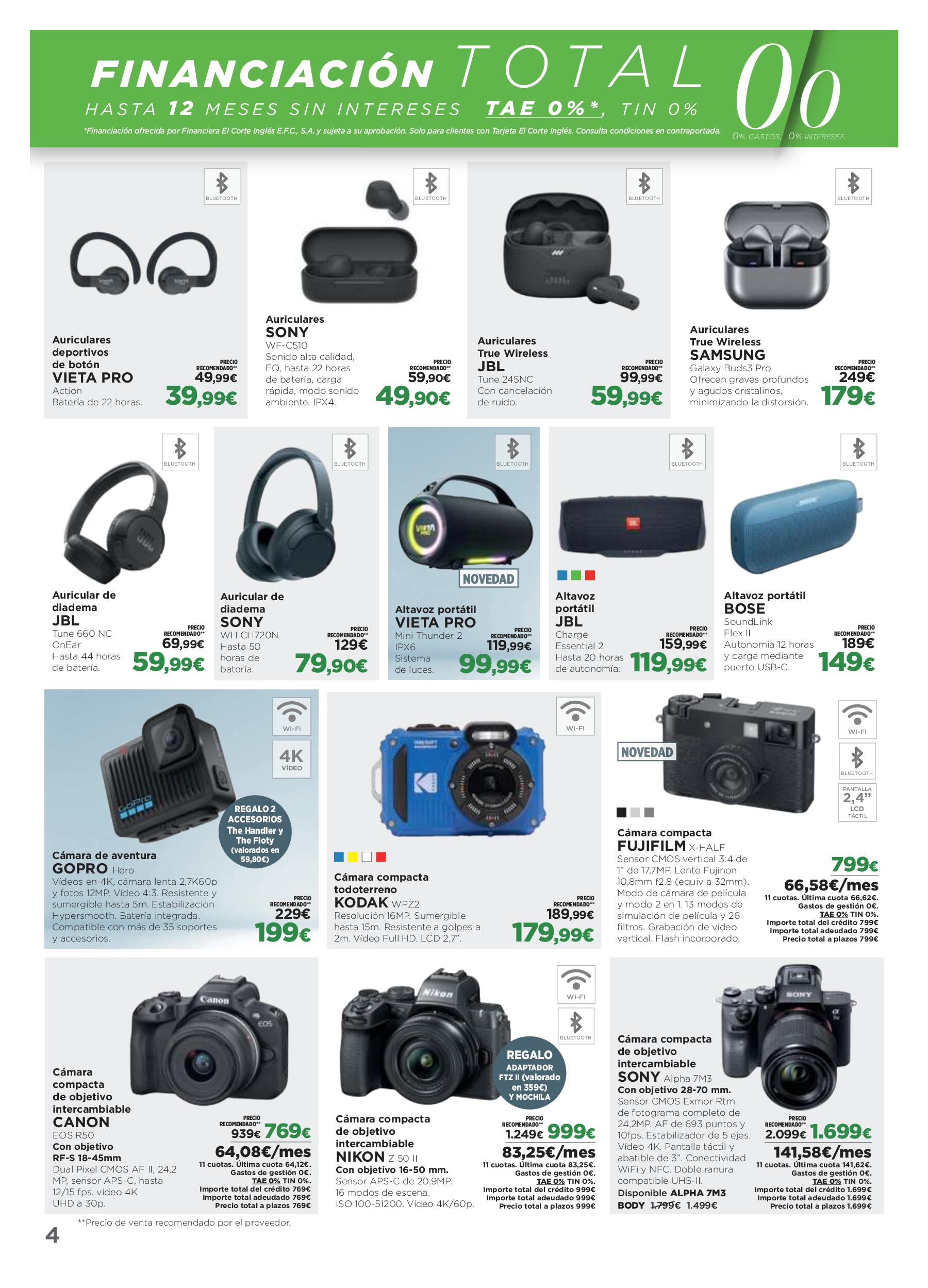 Los tecnoprecios El Corte Inglés. Página 04