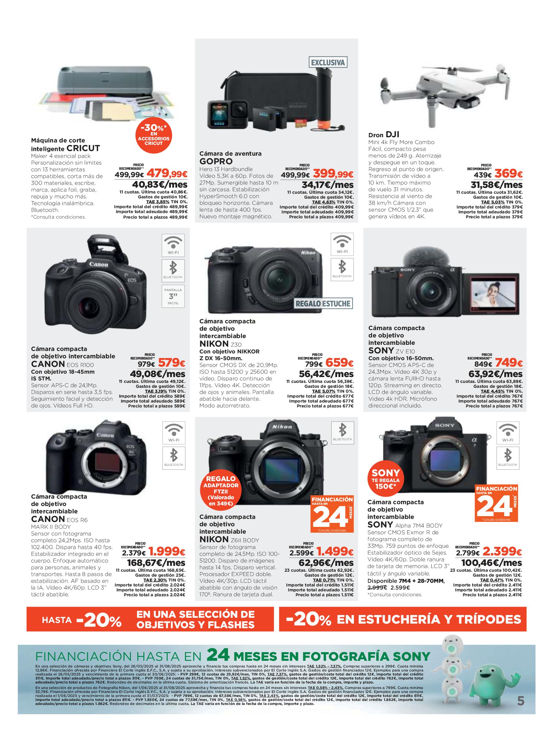 Los tecnoprecios: ofertas con financiación fácil El Corte Inglés. Página 05
