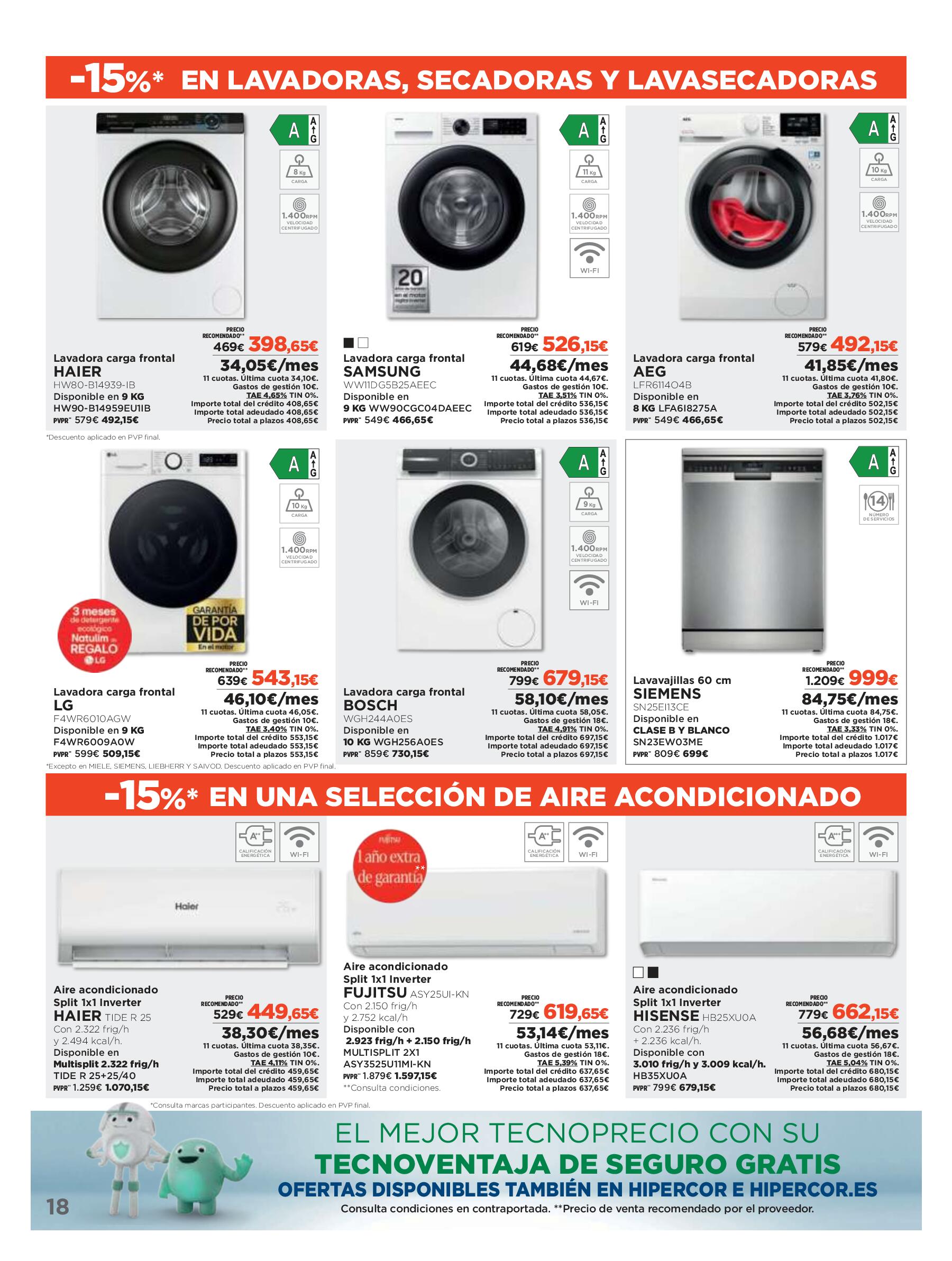 Los tecnoprecios: ofertas con financiación fácil El Corte Inglés. Página 18