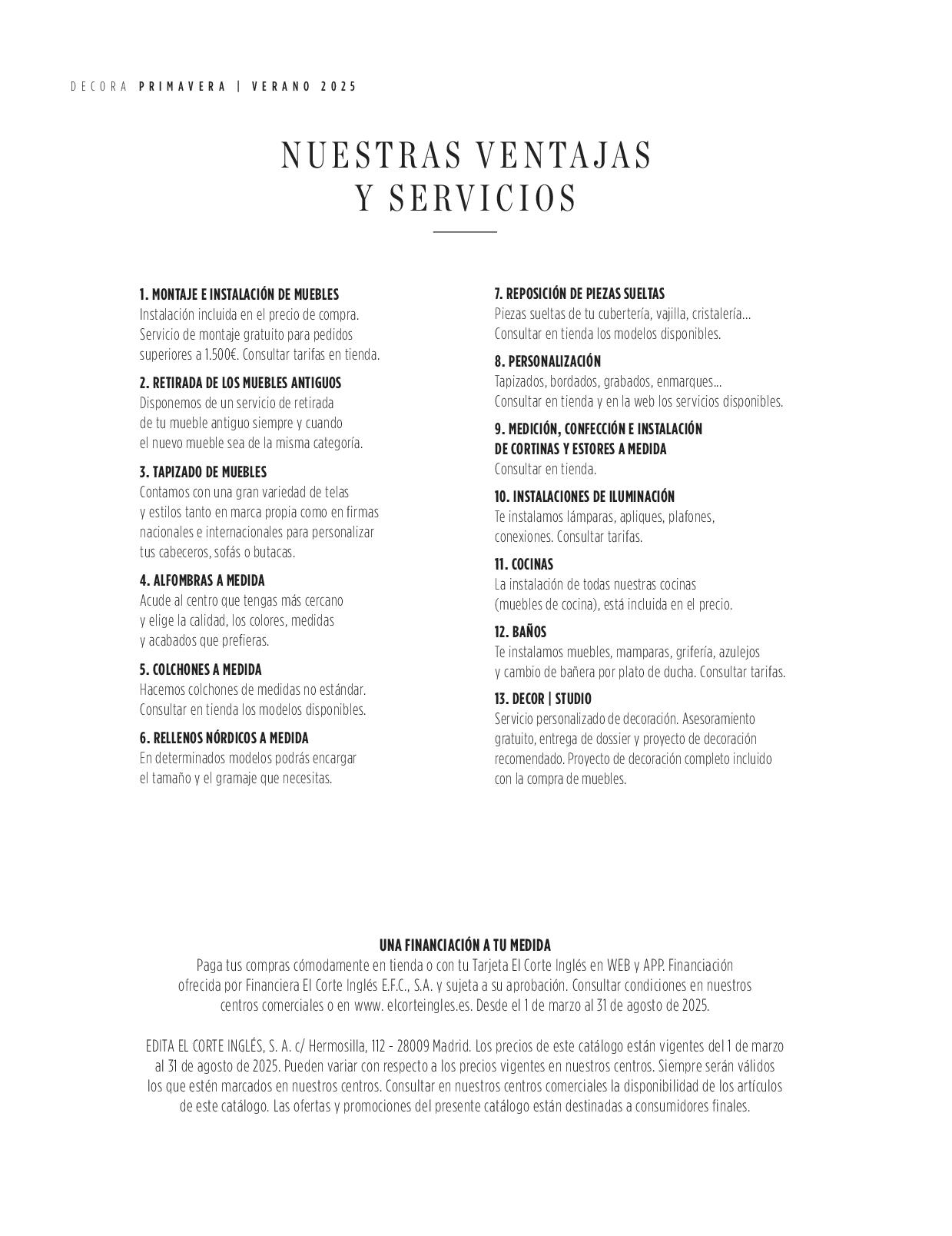 Nueva colección de muebles, decoración y vida al aire libre 2025 El Corte Inglés. Página 04