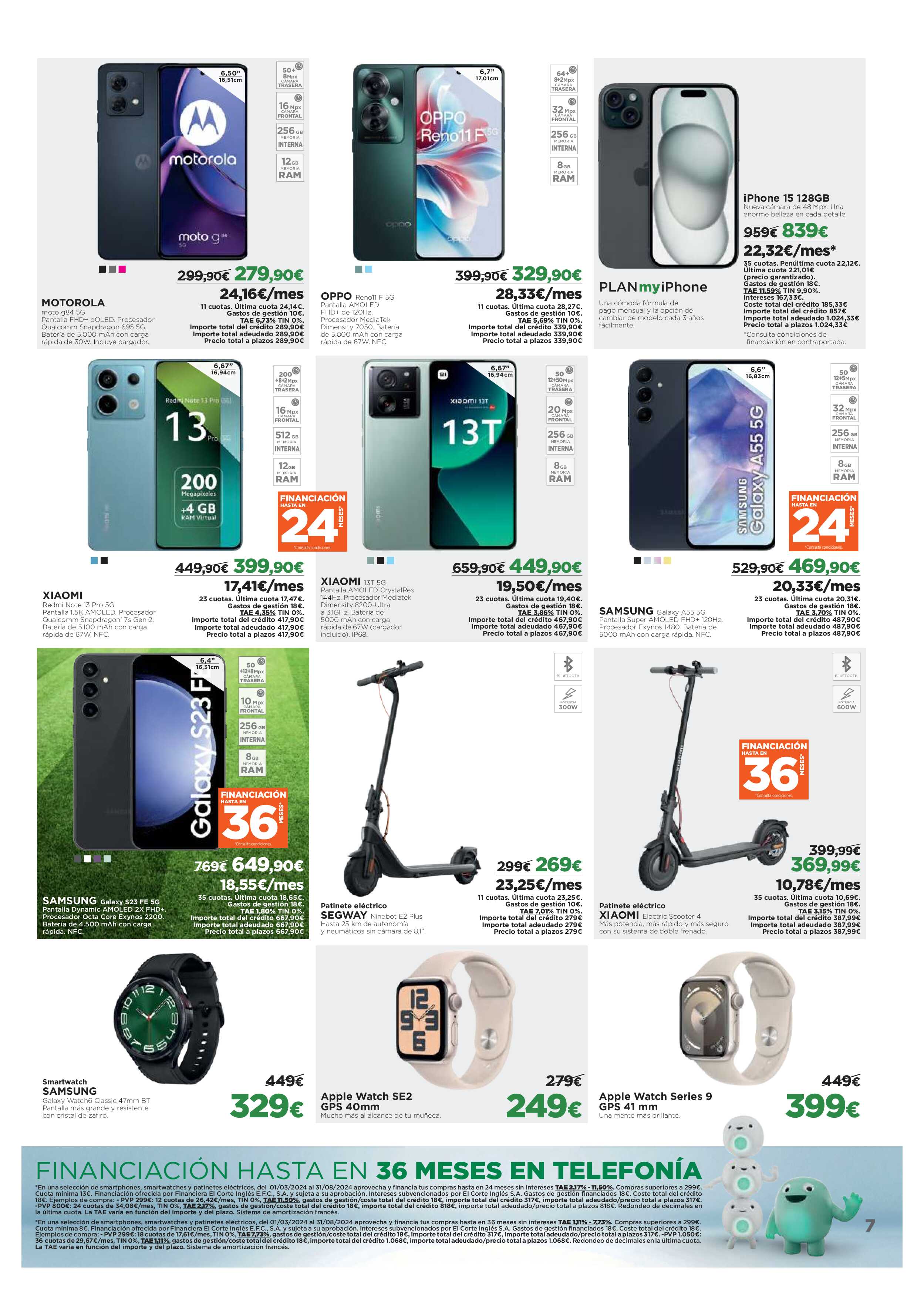 Ofertas electrónica El Corte Inglés. Página 07