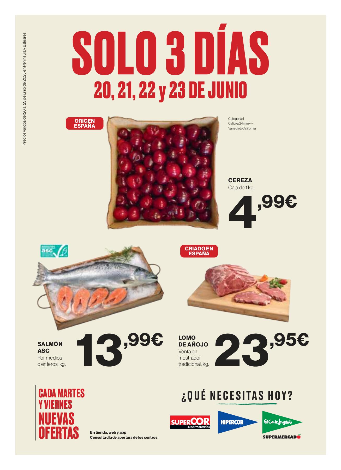 Solo 3 días El Corte Inglés. Página 01