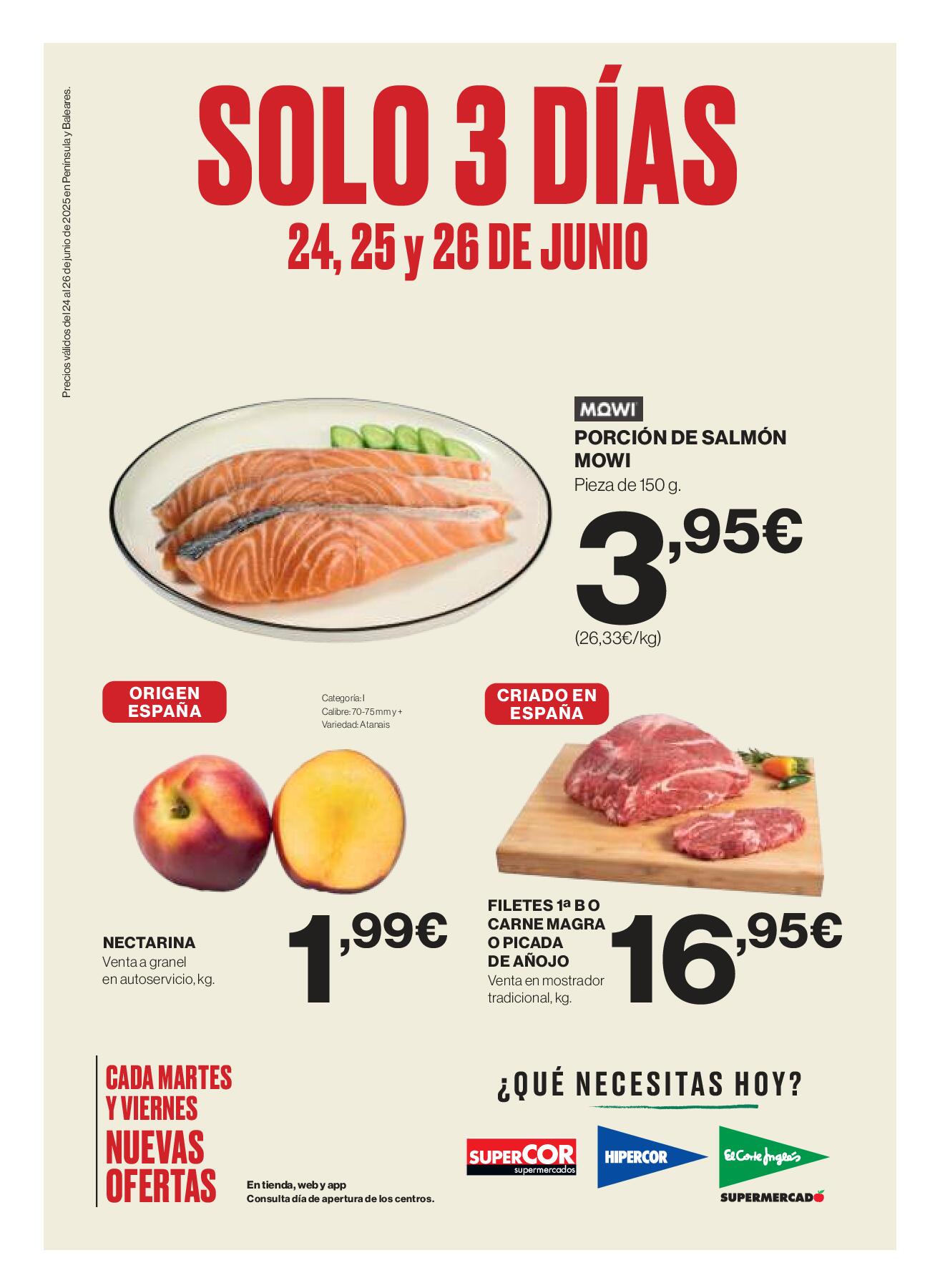 Solo 3 días El Corte Inglés. Página 01