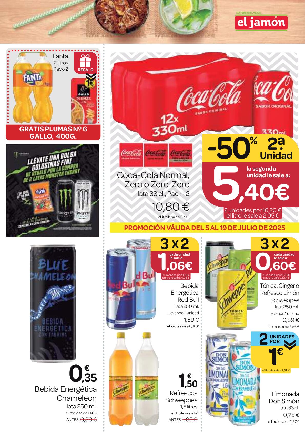 Ofertas del 26 de junio al 30 de julio El Jamón. Página 07