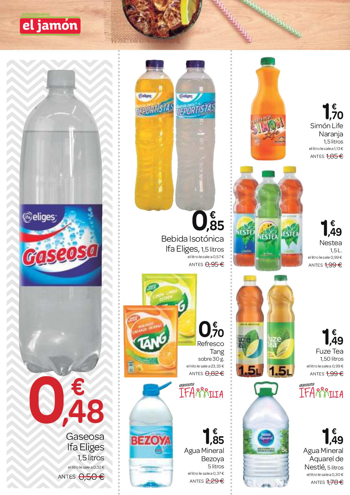 Ofertas del 26 de junio al 30 de julio El Jamón. Página 08