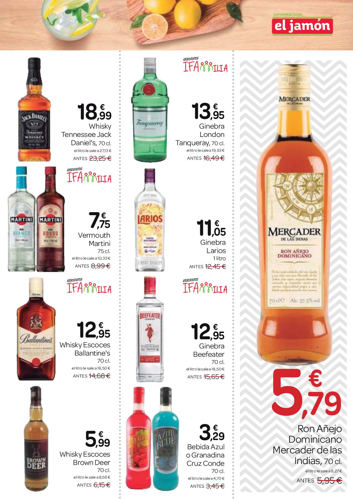 Ofertas del 26 de junio al 30 de julio El Jamón. Página 09
