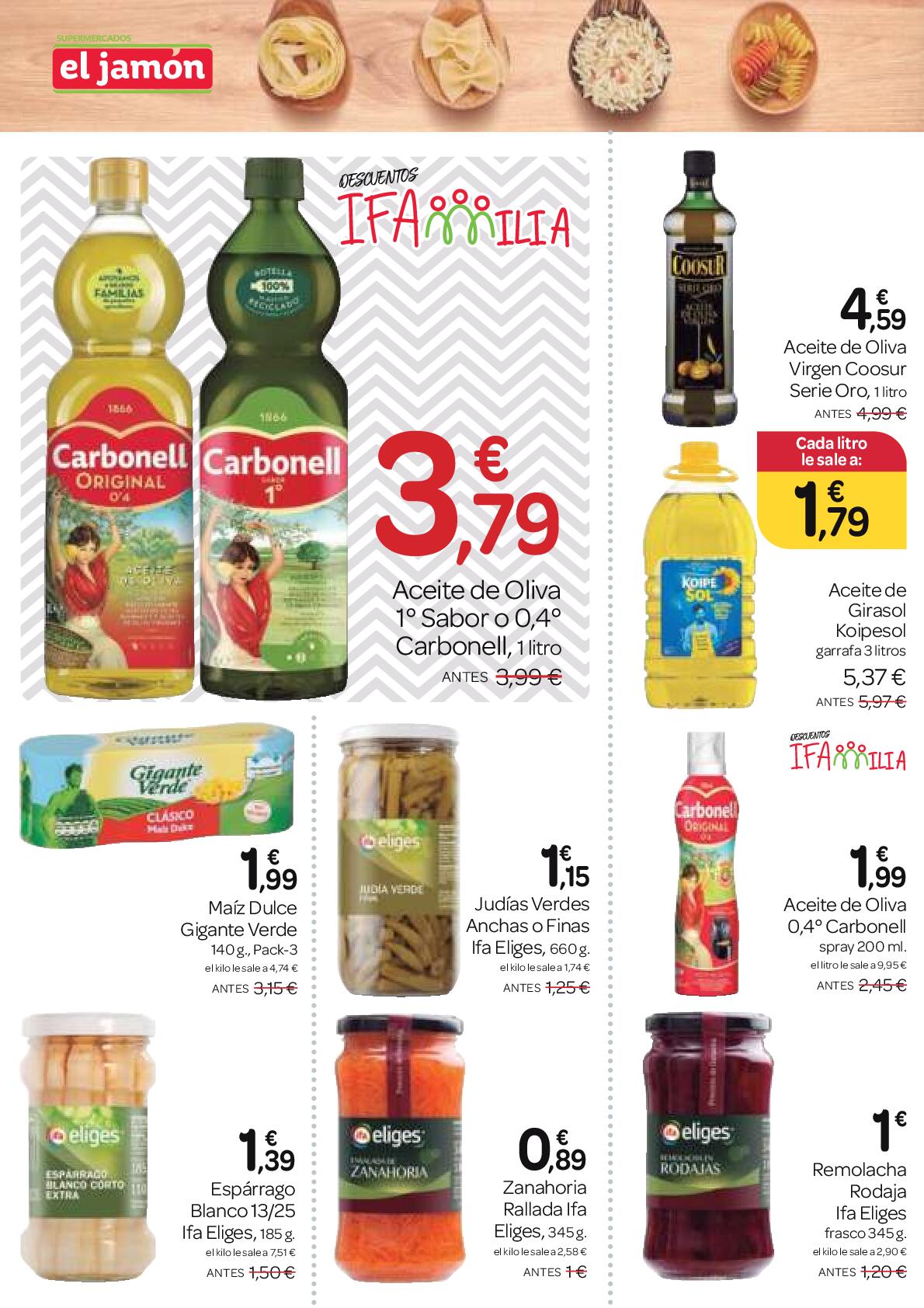 Ofertas del 26 de junio al 30 de julio El Jamón. Página 12