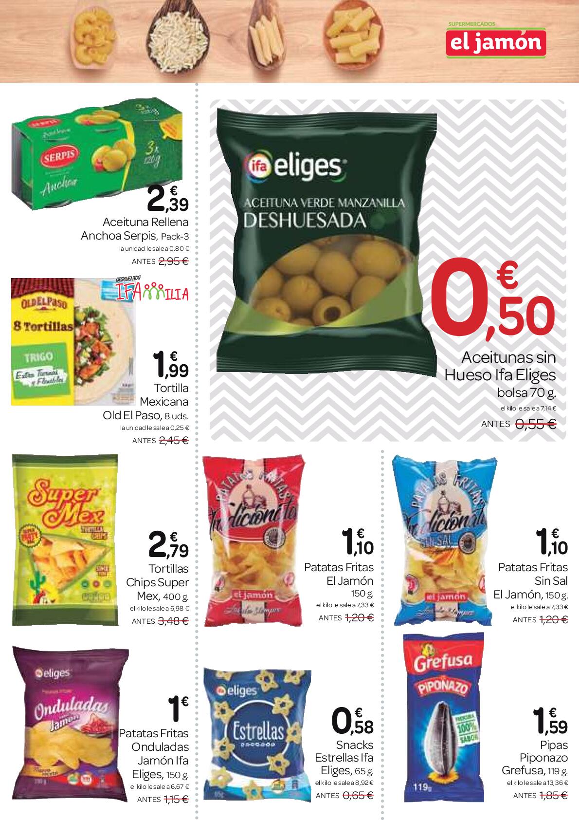 Ofertas del 26 de junio al 30 de julio El Jamón. Página 17