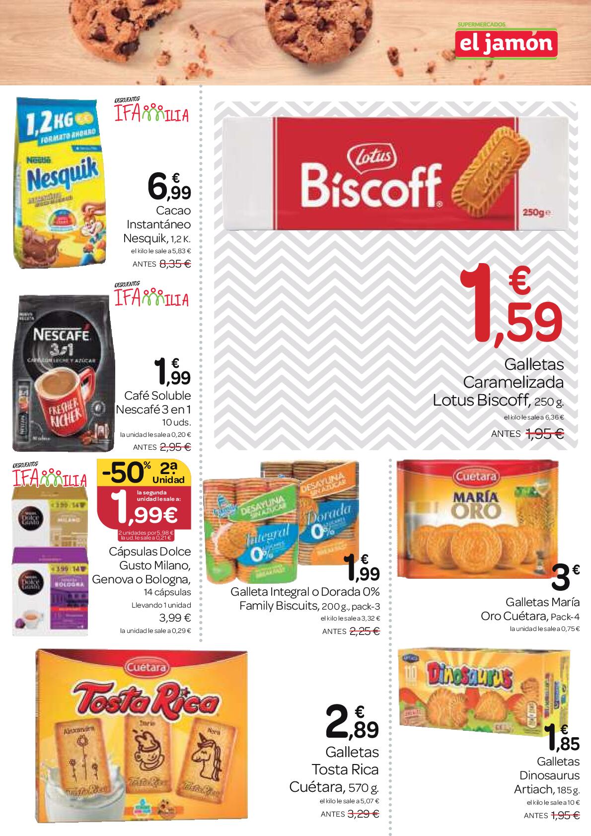 Ofertas del 26 de junio al 30 de julio El Jamón. Página 19