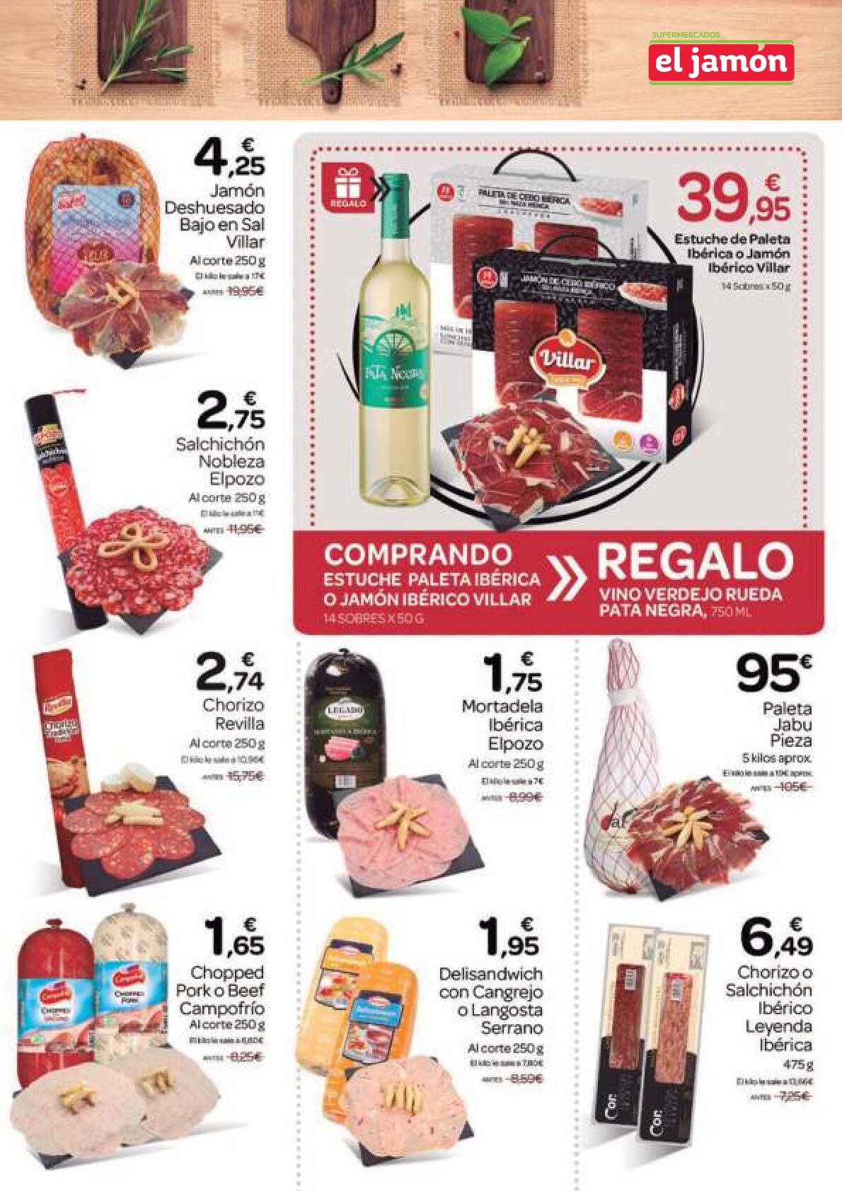 Ofertas del 26 de junio al 30 de julio El Jamón. Página 23