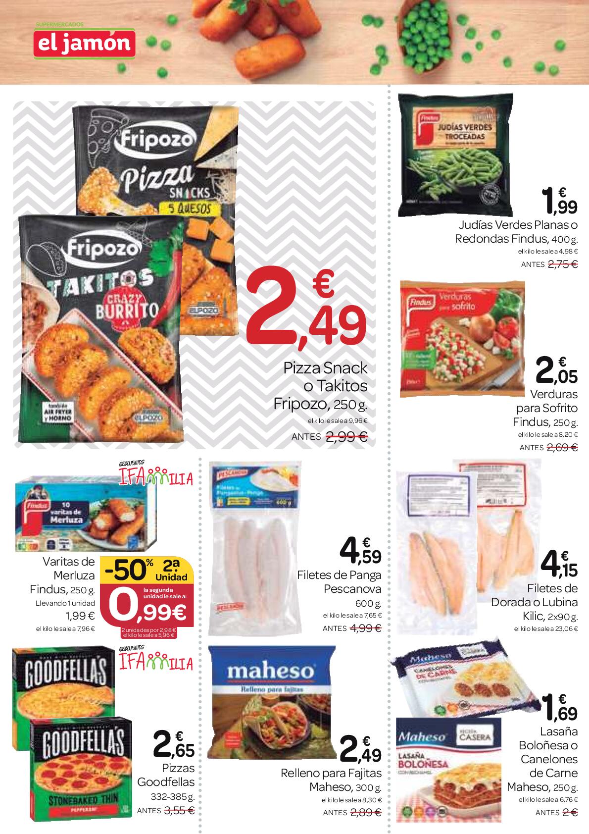 Ofertas del 26 de junio al 30 de julio El Jamón. Página 28