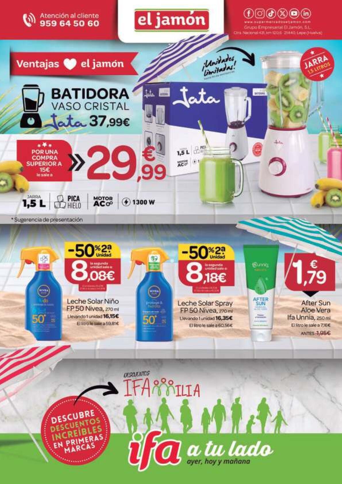 Ofertas del 26 de junio al 30 de julio El Jamón. Página 36
