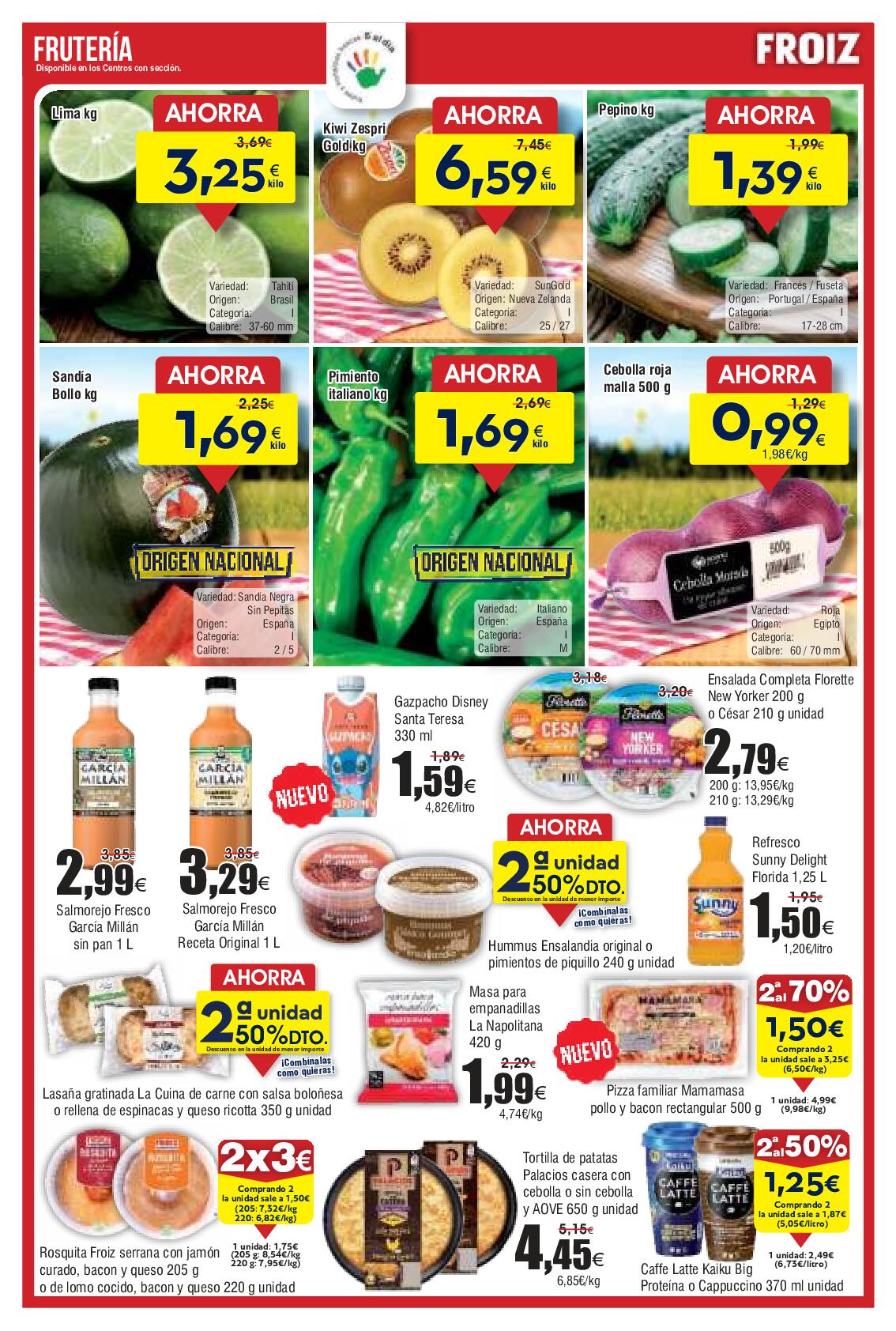 Calidad al mejor precio Froiz. Página 02