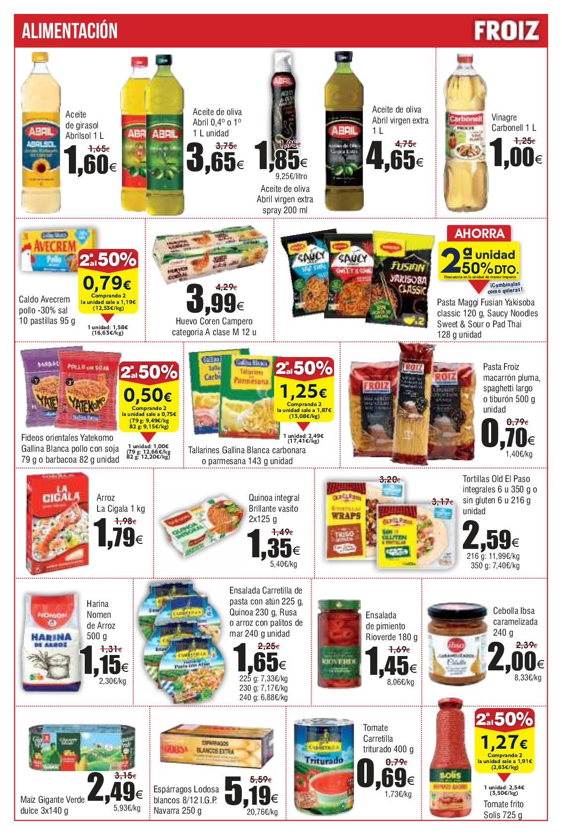 Calidad al mejor precio Froiz. Página 08