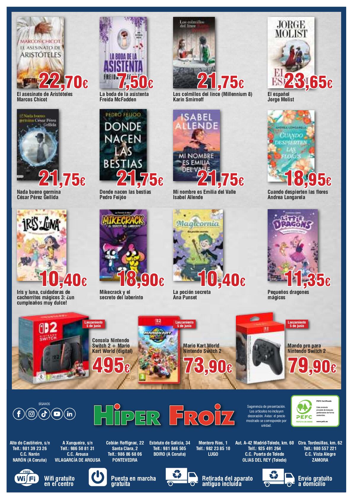 Folleto hipermercados Froiz. Página 12