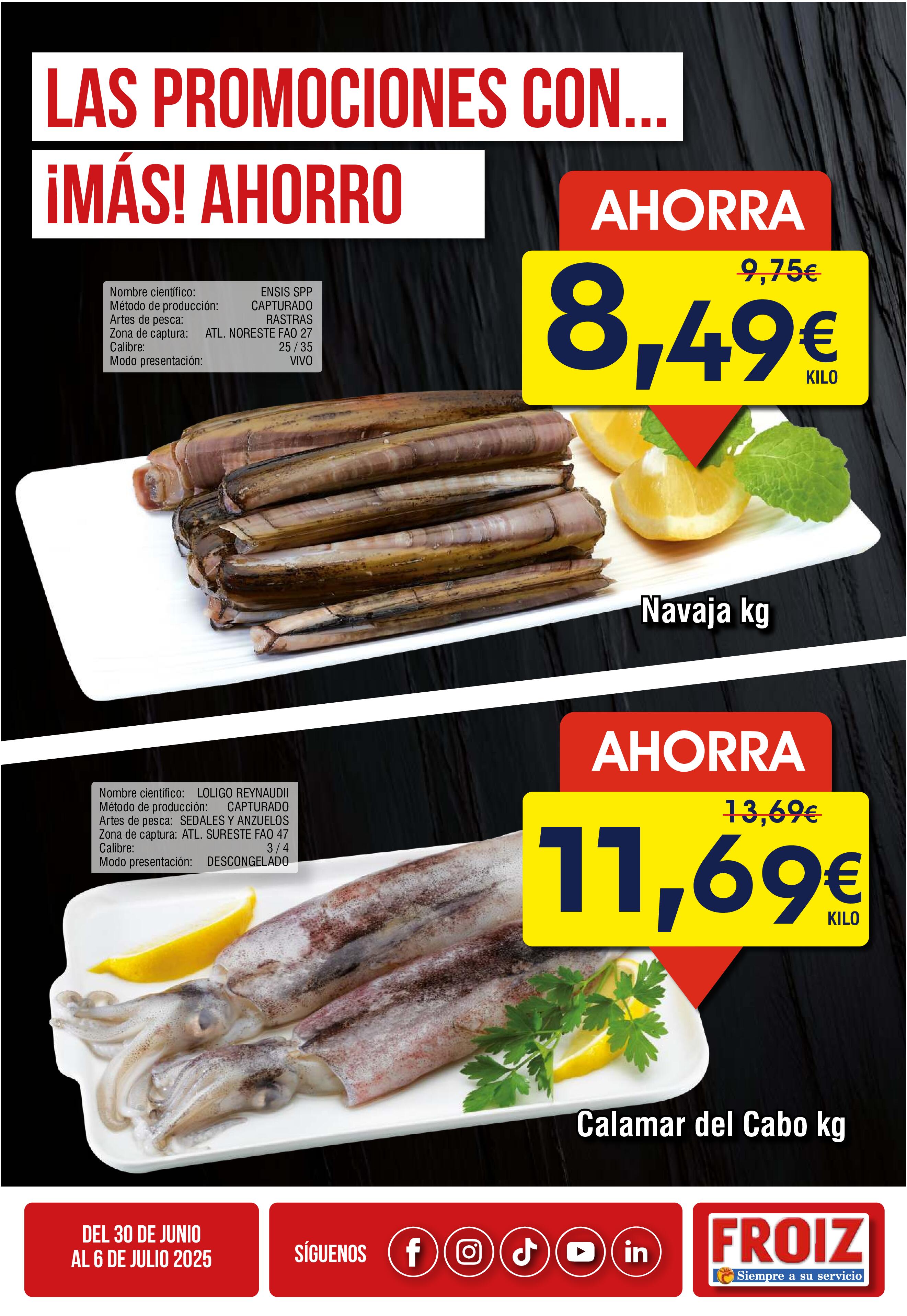 Las promociones con más ahorro Froiz. Página 02