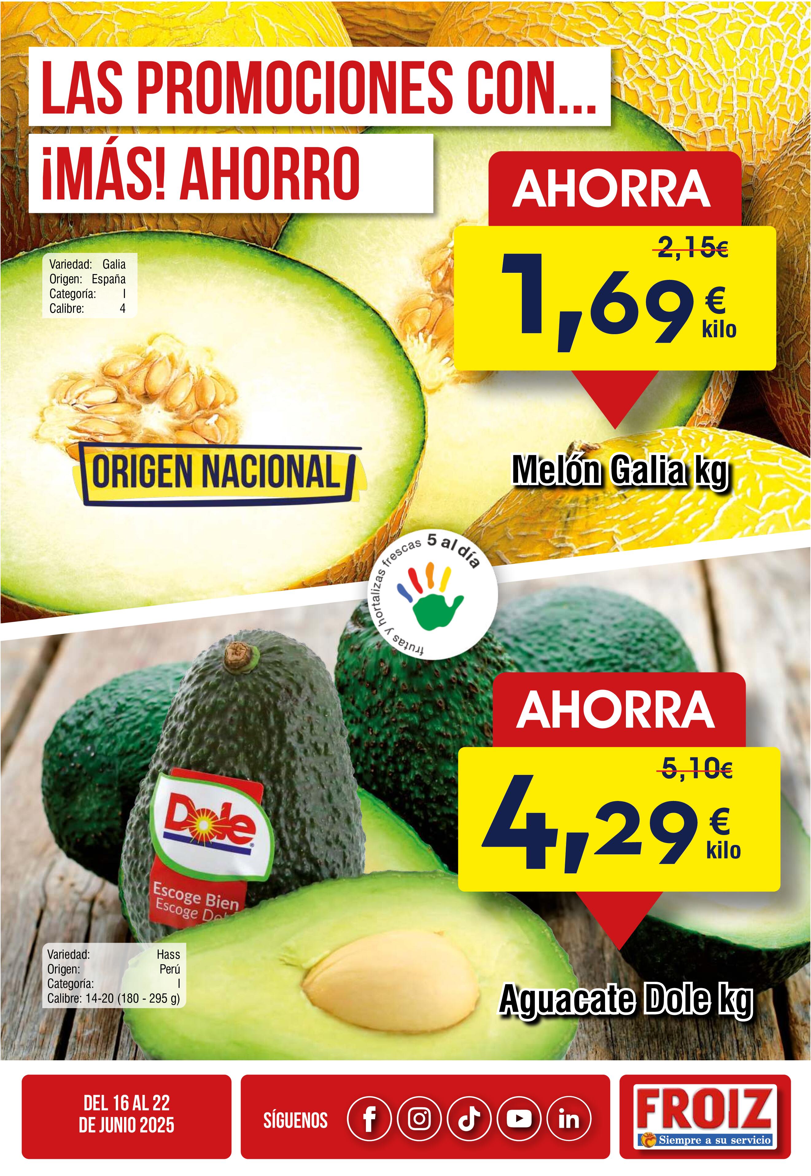 Ofertas semanales Froiz. Página 01