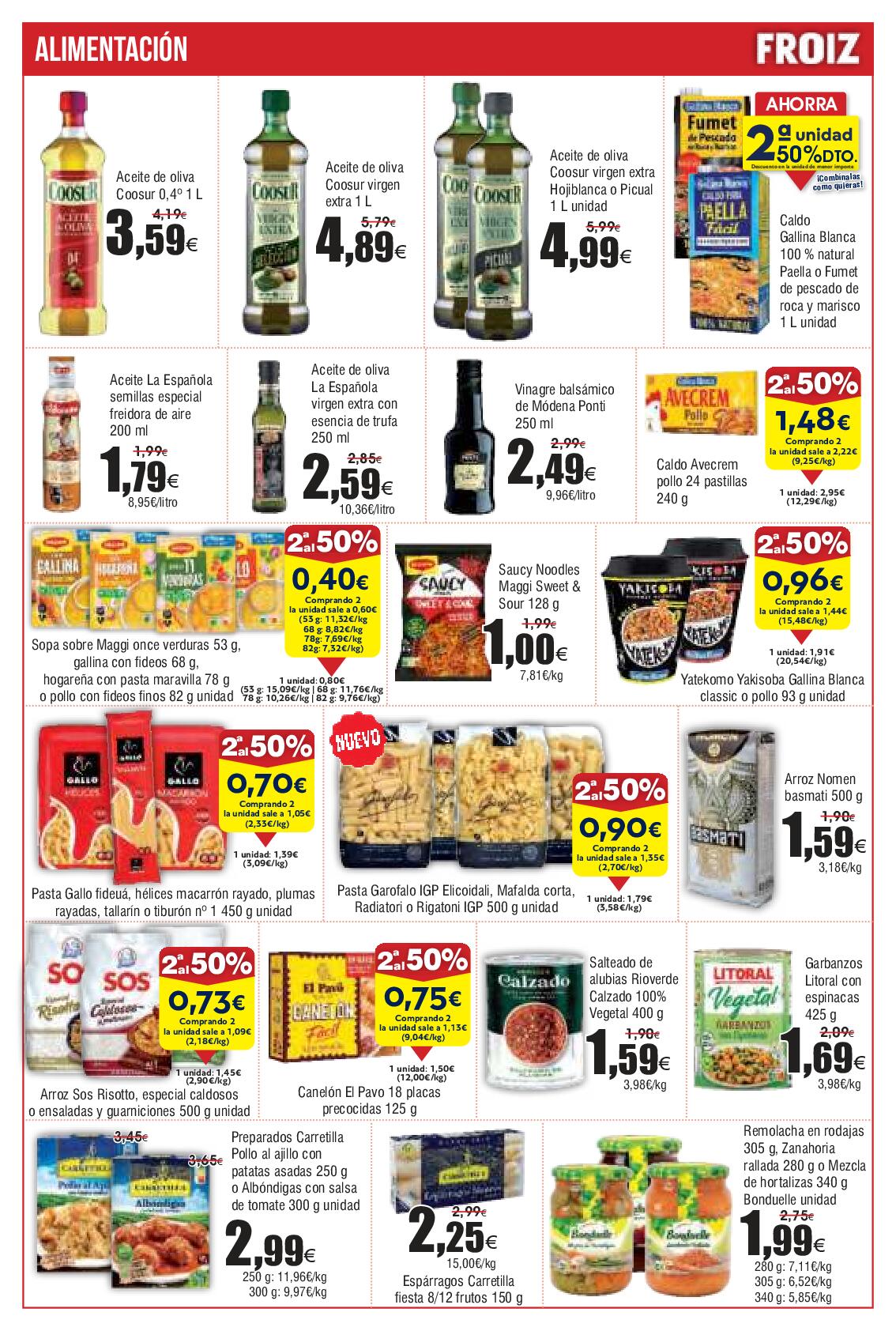 Súper Froiz. Calidad al mejor precio Froiz. Página 09