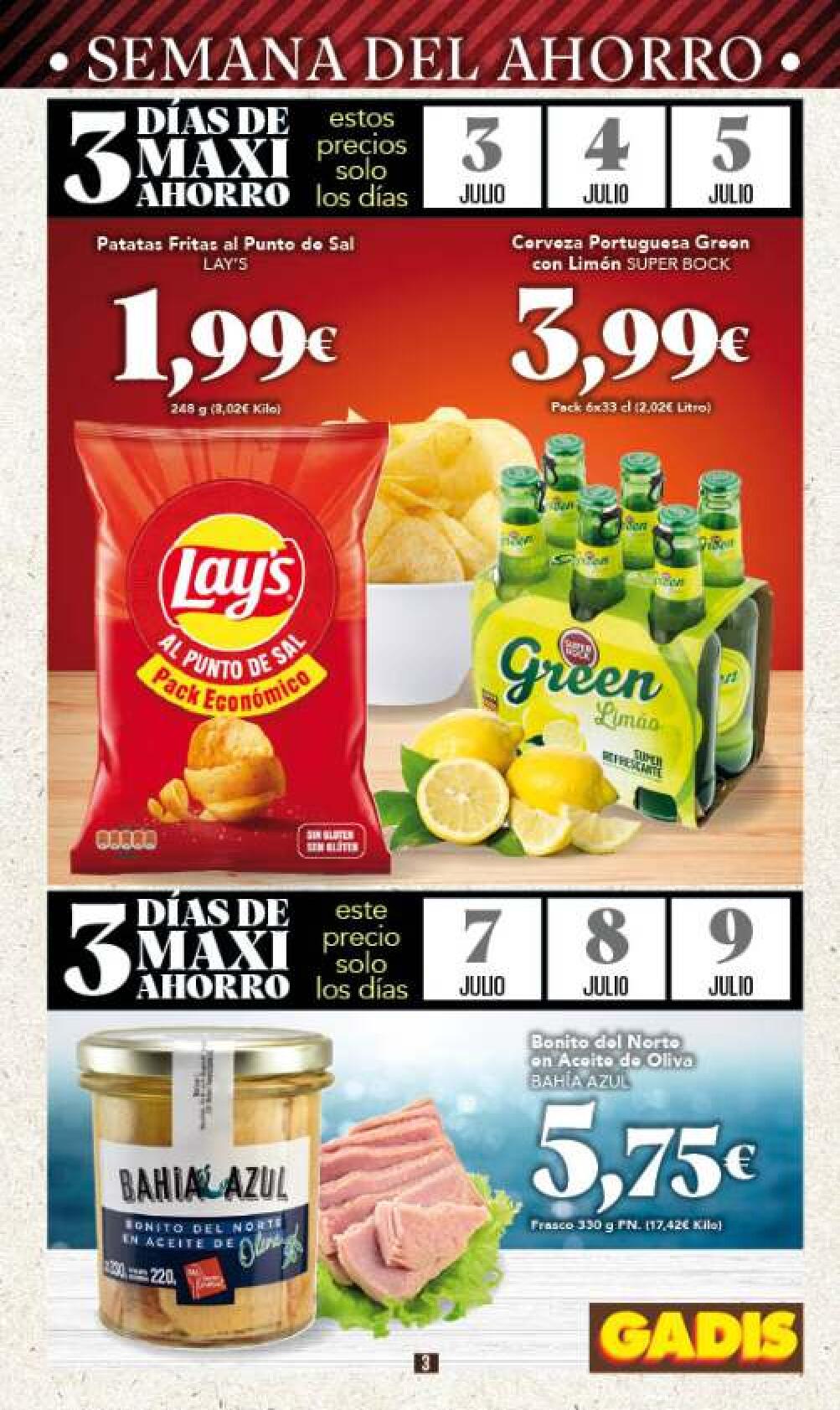 Ofertas semanales Gadis. Página 03