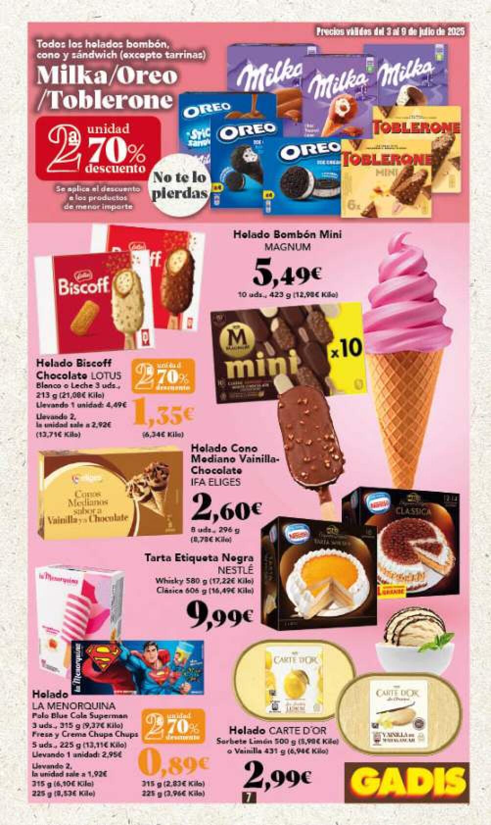 Ofertas semanales Gadis. Página 07