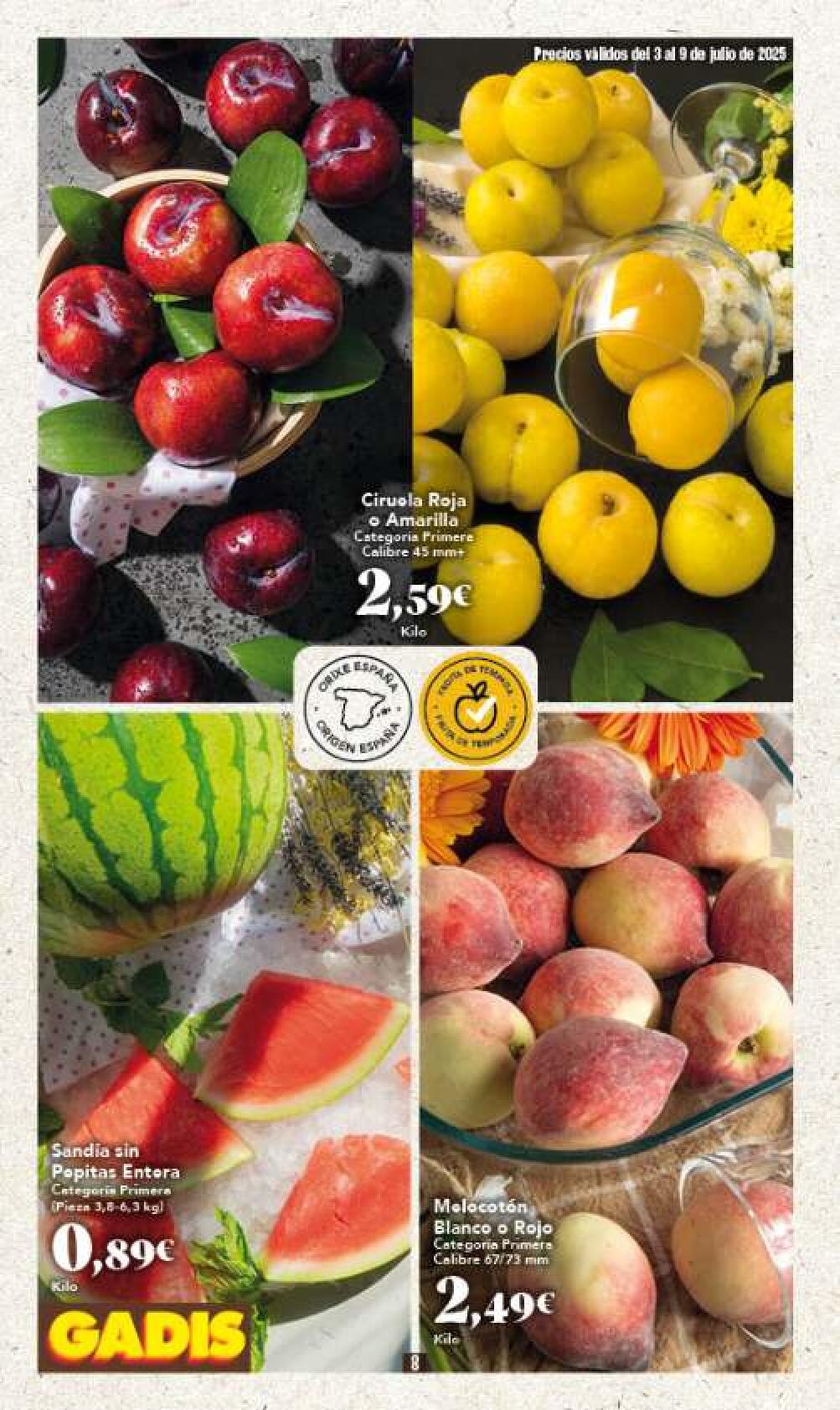 Ofertas semanales Gadis. Página 08